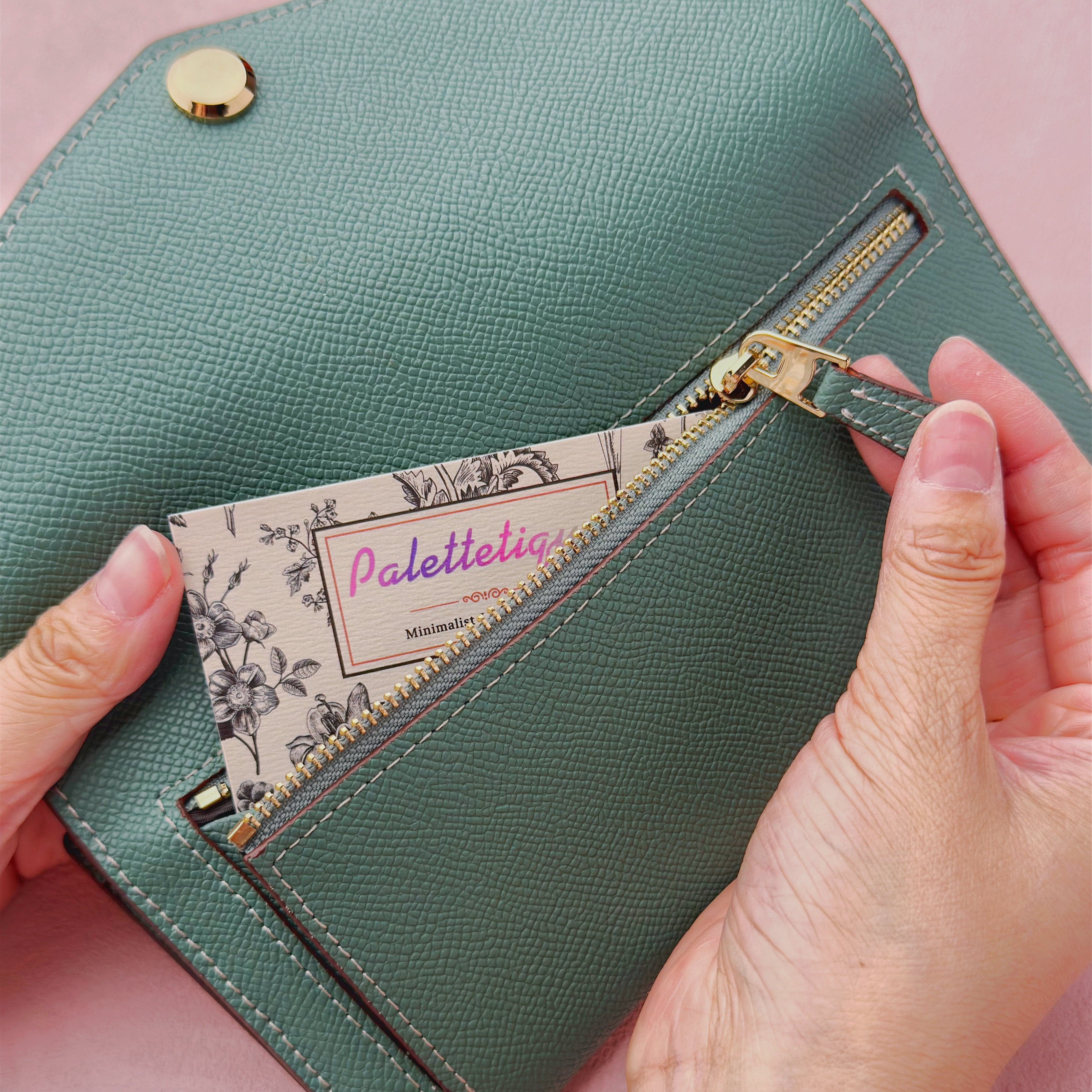 Women Long Clip Leather Wallet