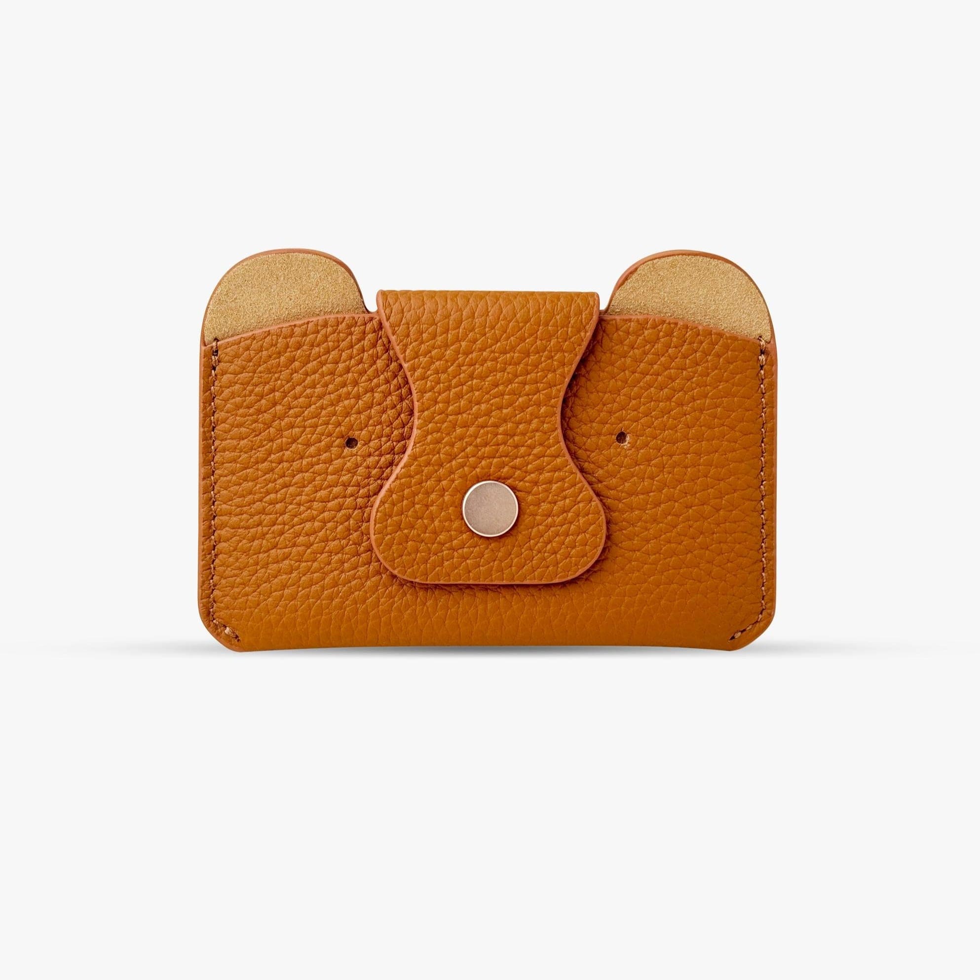 Little Bear Leather Card Holder