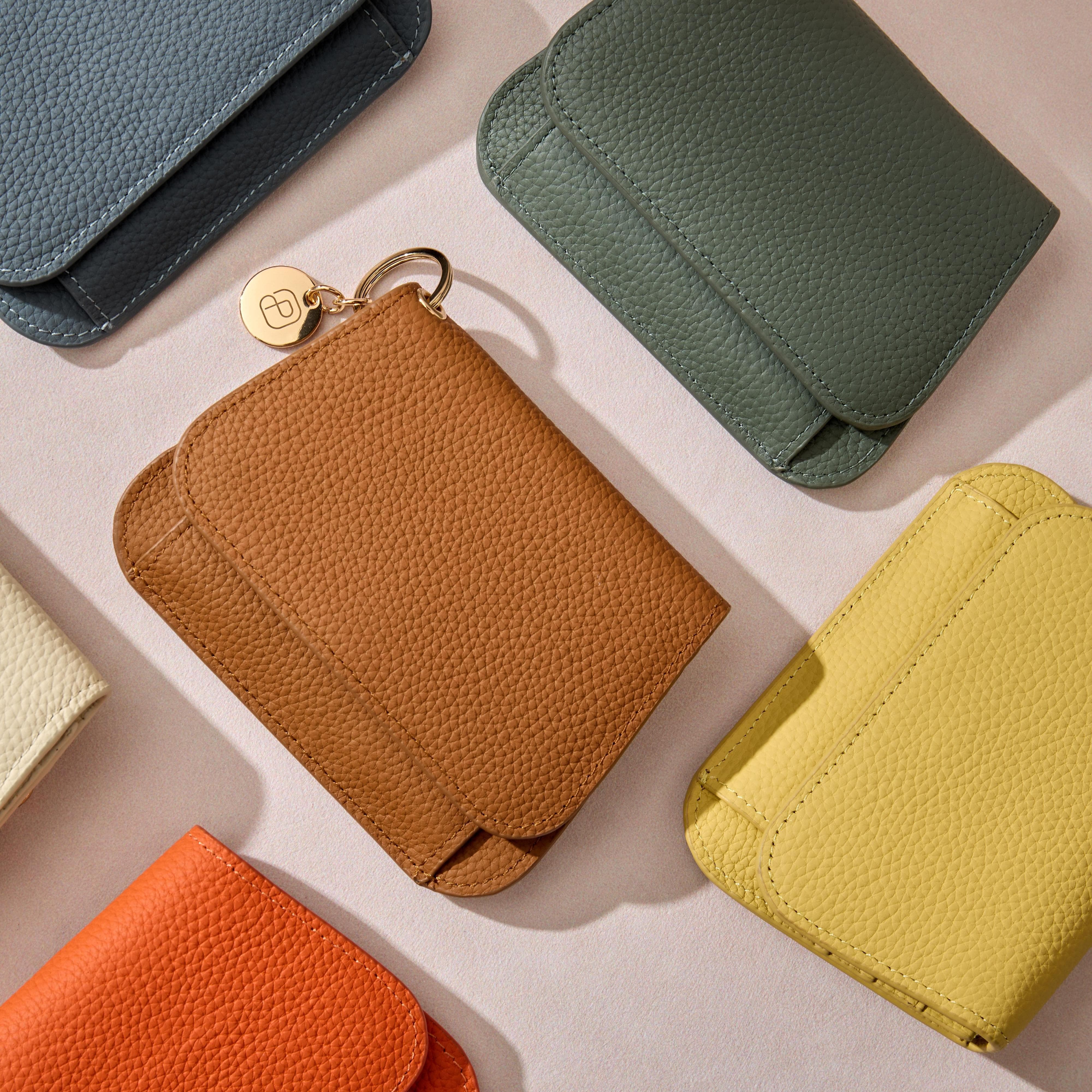 Women Leather Keychain Wallet