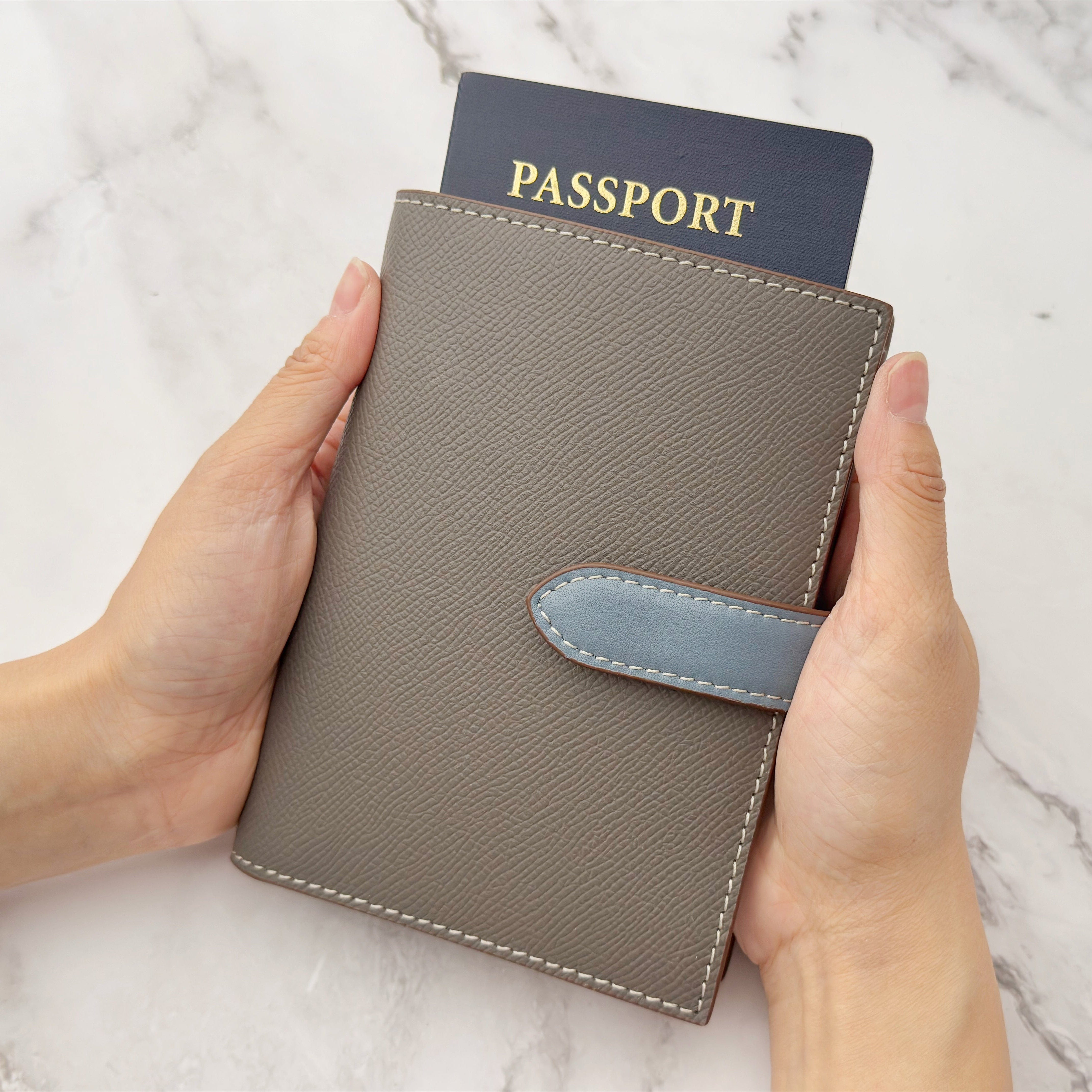 Multi-Purpose Leather Passport Wallet