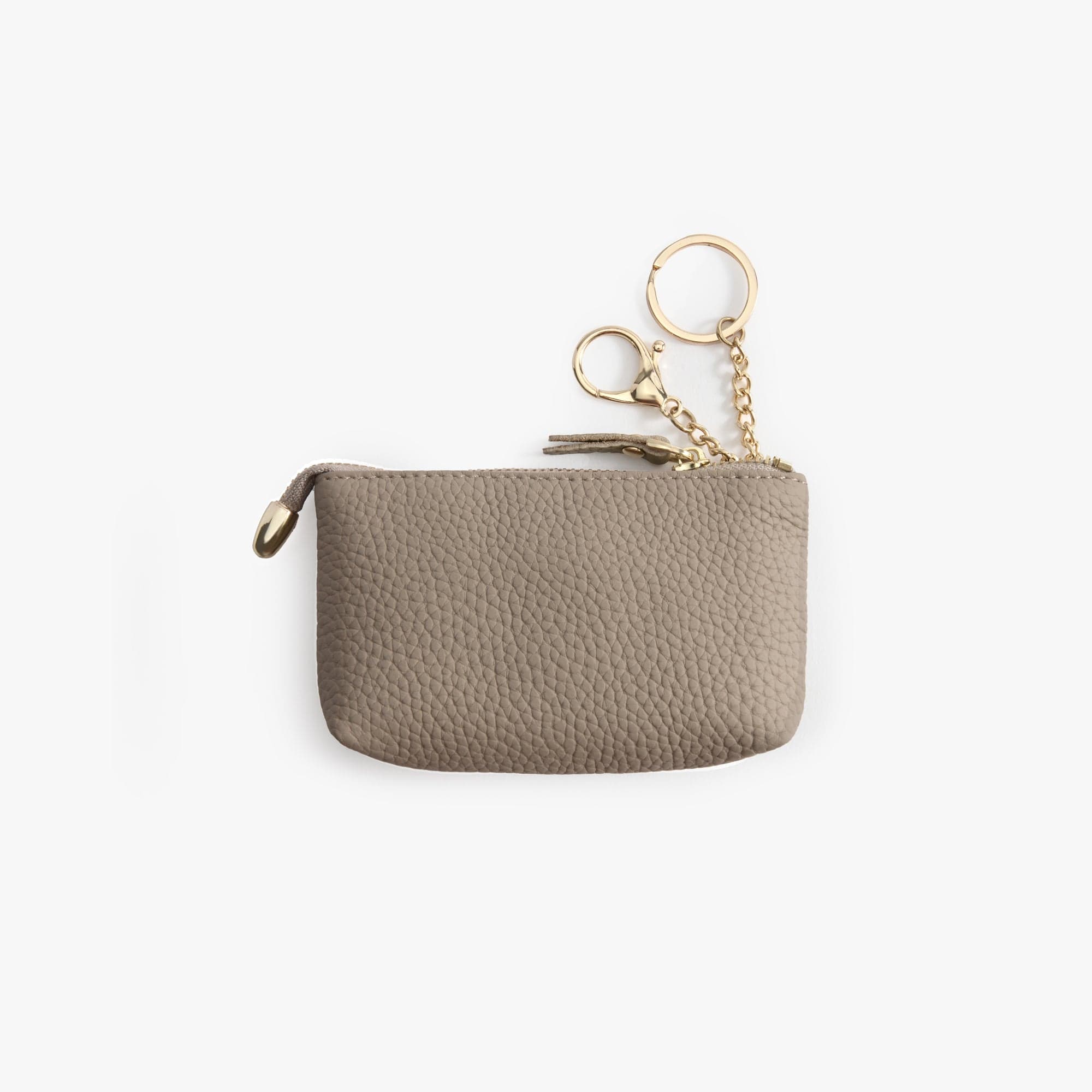 Women Flower Leather Zipper Pouch