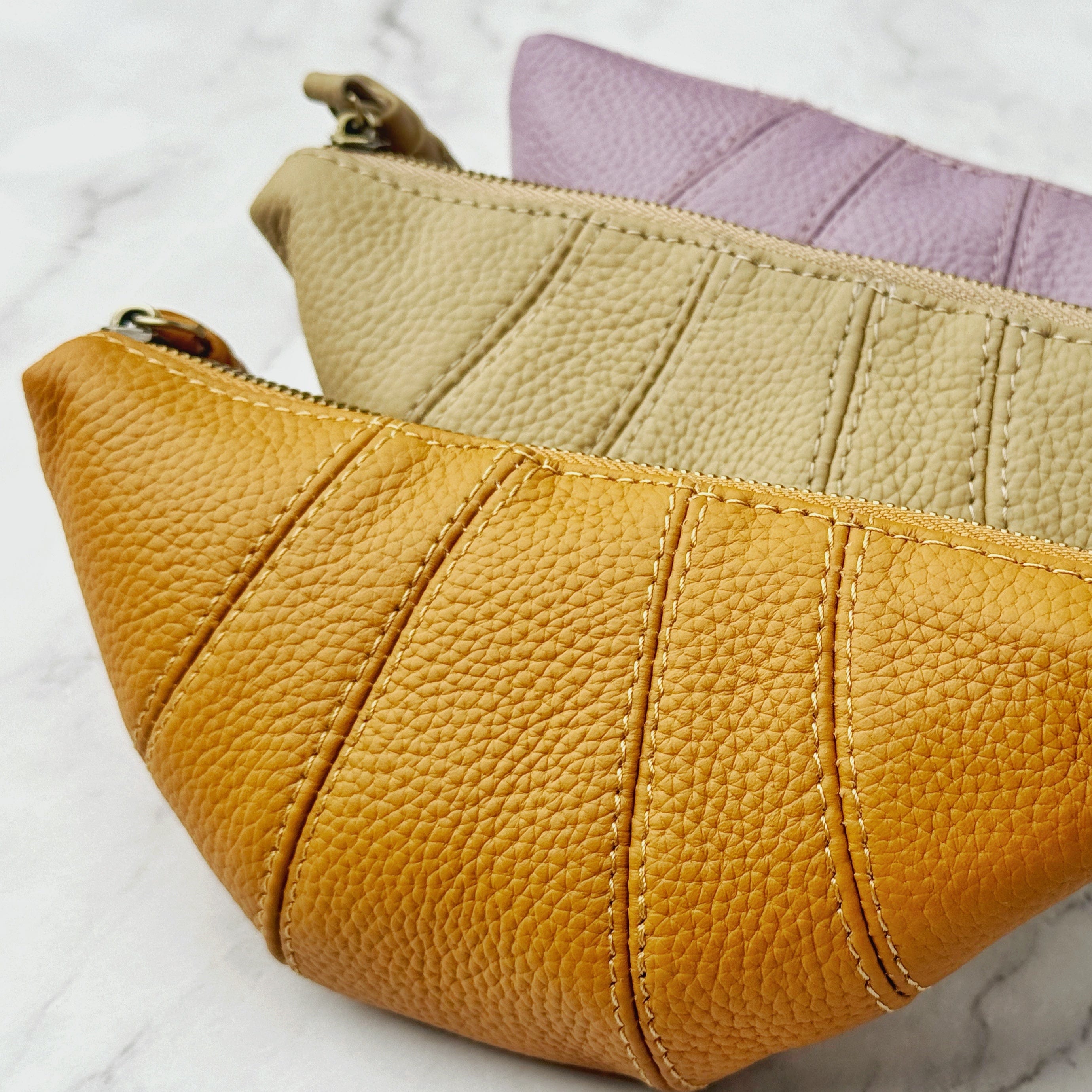 Leather Croissant Pouch