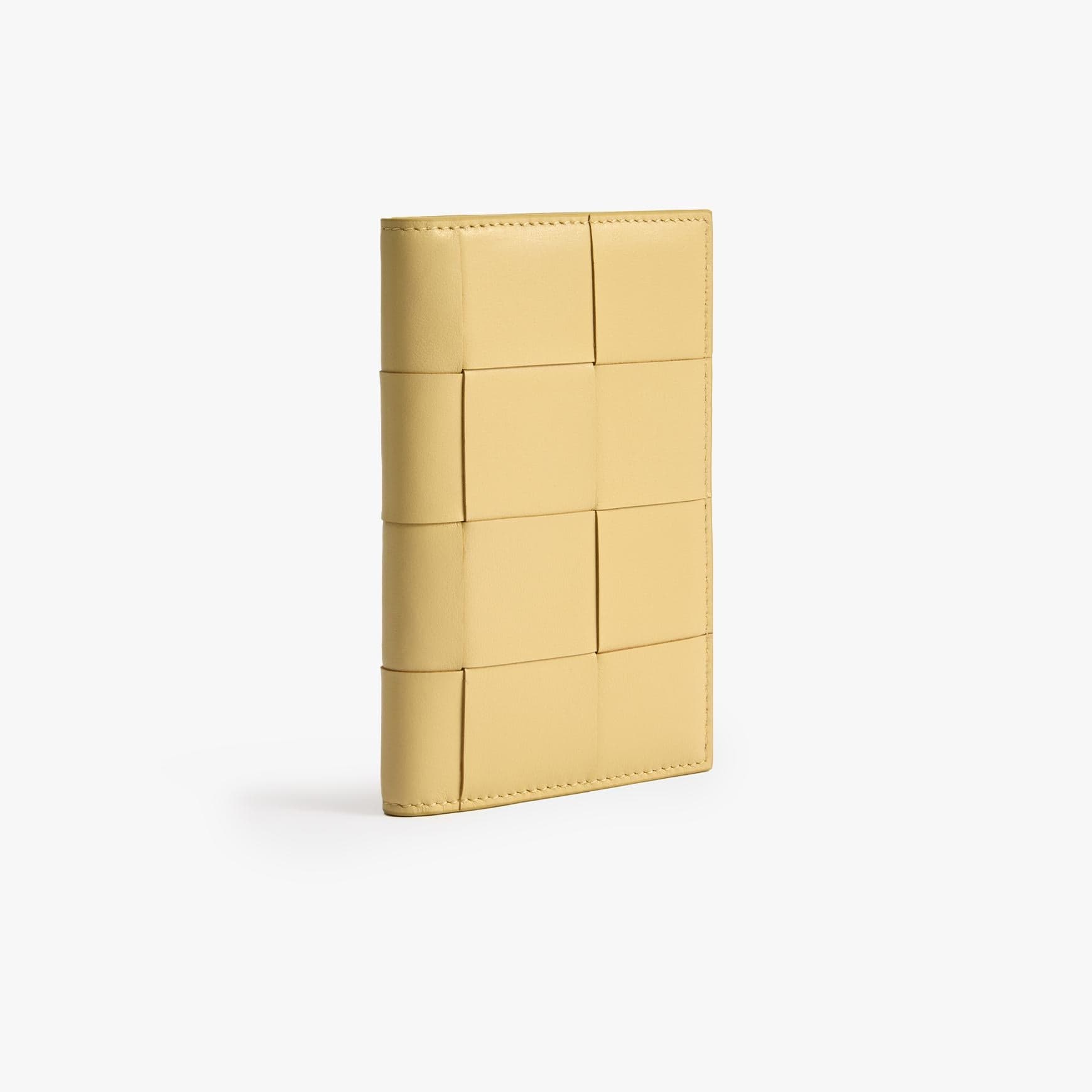 Handmade Woven-Lambskin Leather Passport Case