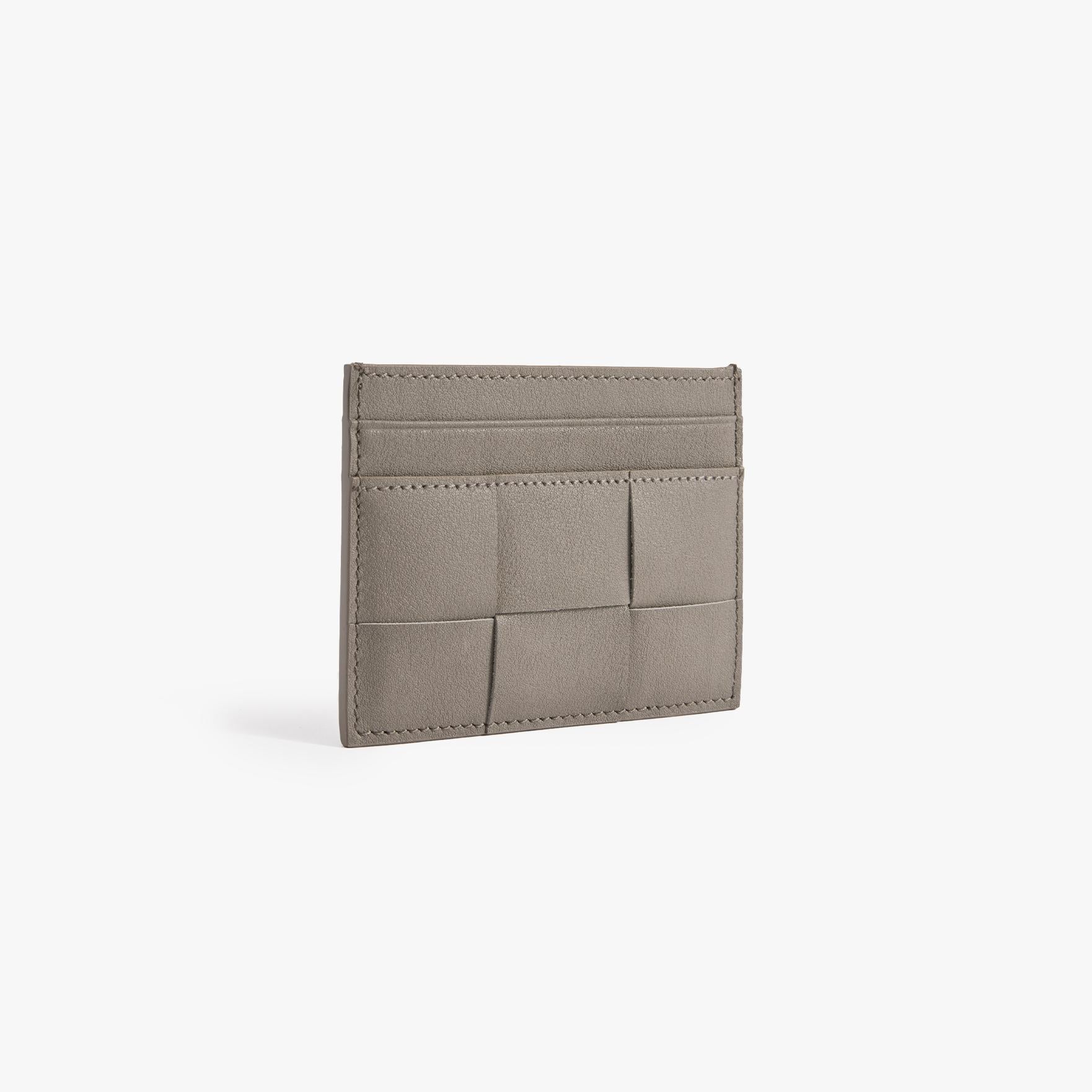 Handmade Woven Leather Card Holder