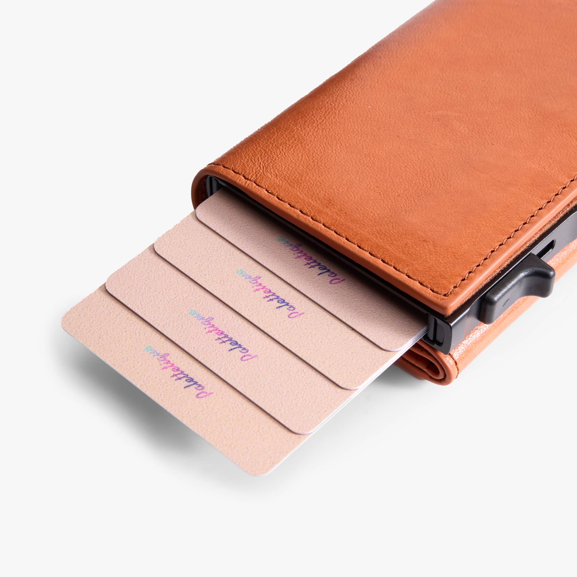 Leather Card Ejector Wallet