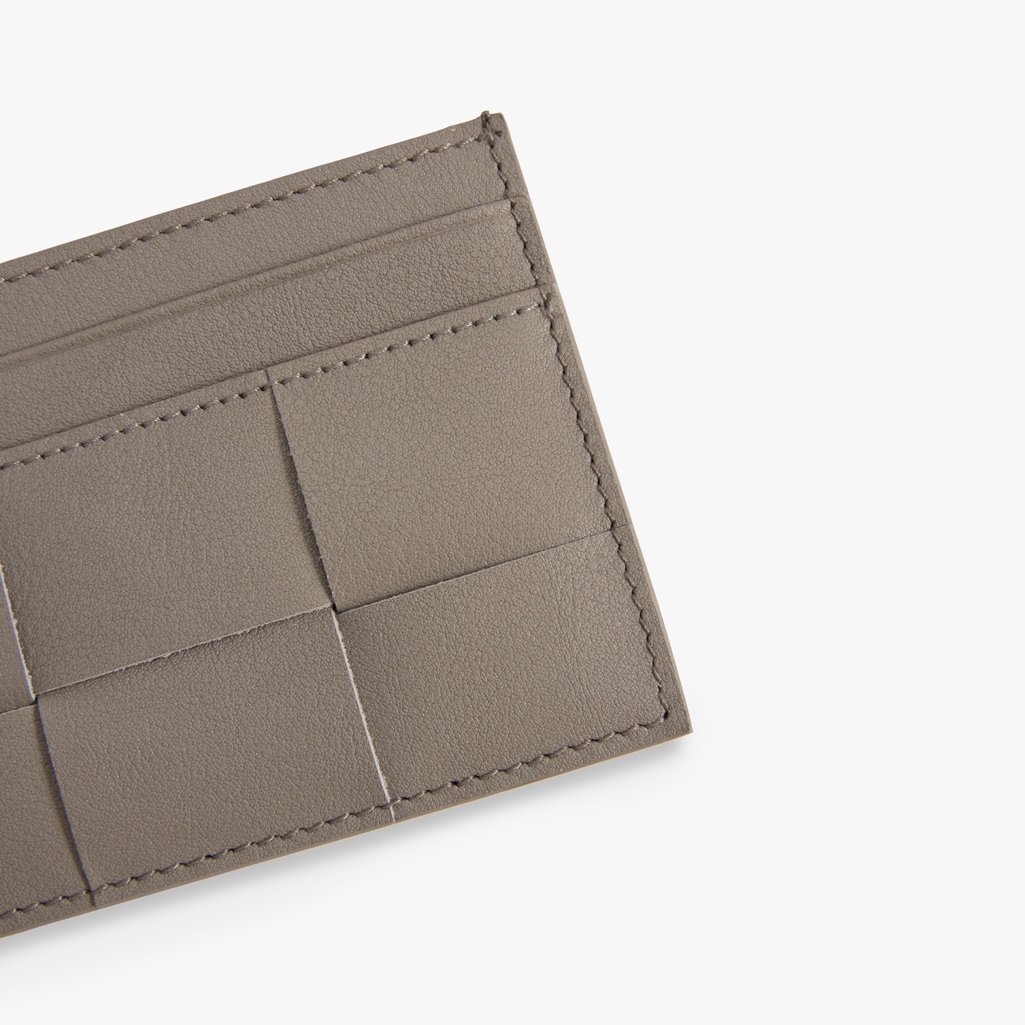Handmade Woven Leather Card Holder
