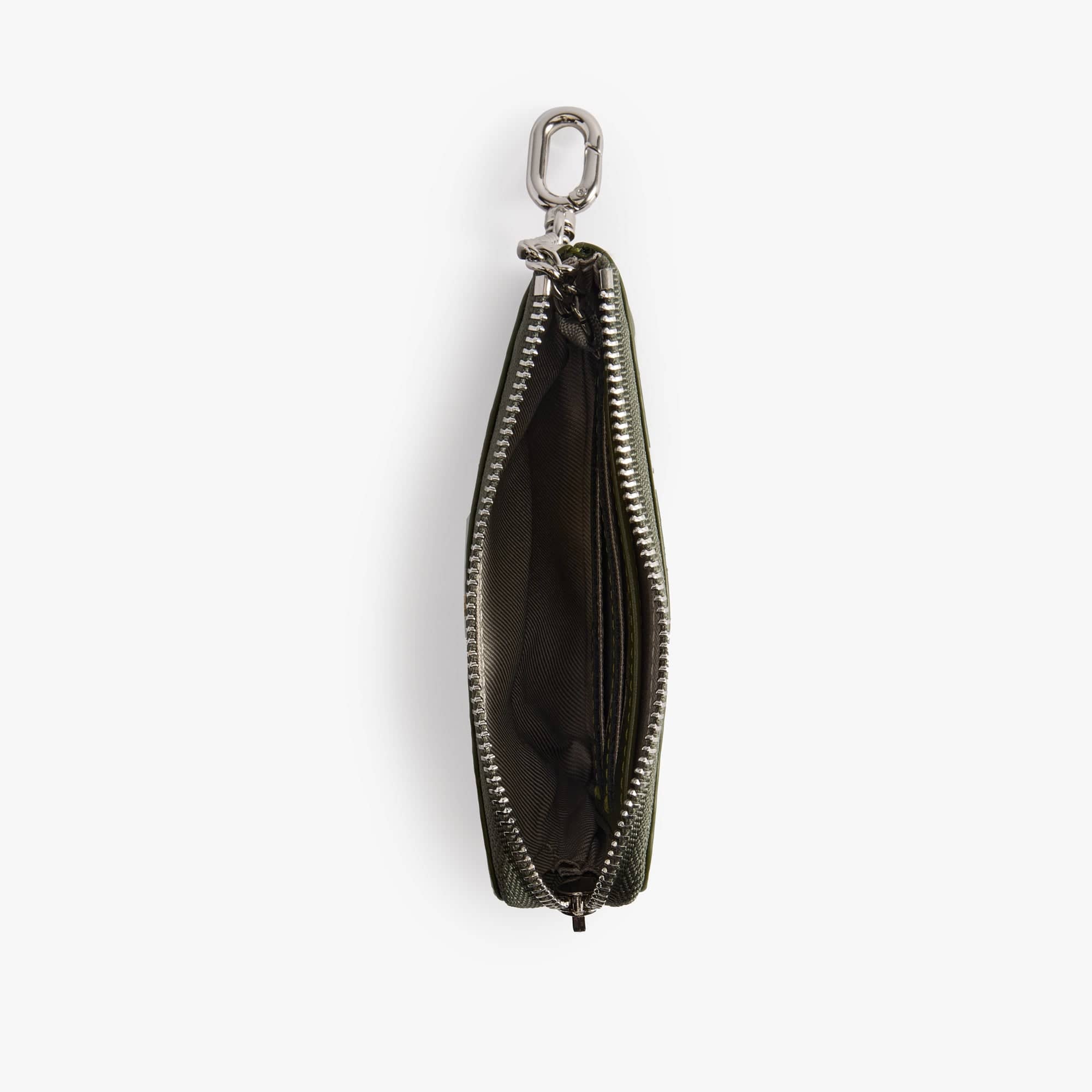 Waxy Leather Zipper Pouch