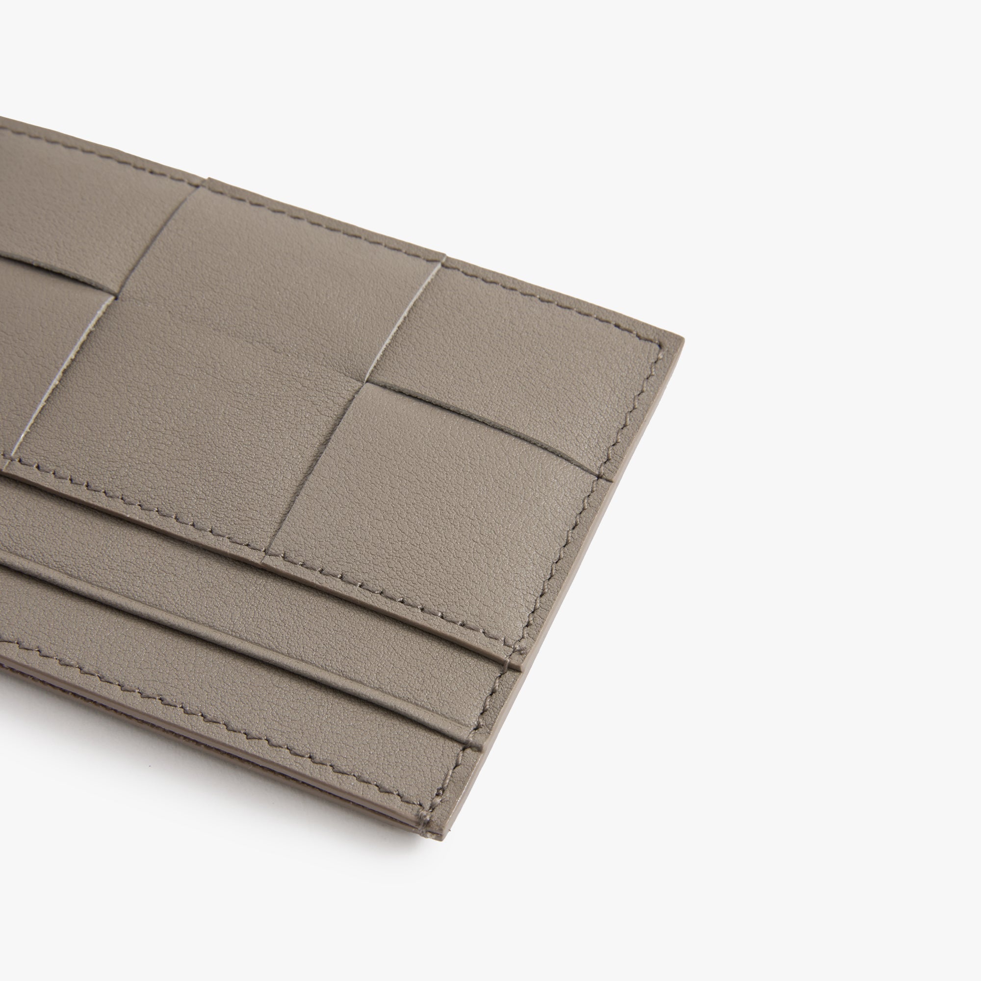 Handmade Woven Leather Card Holder