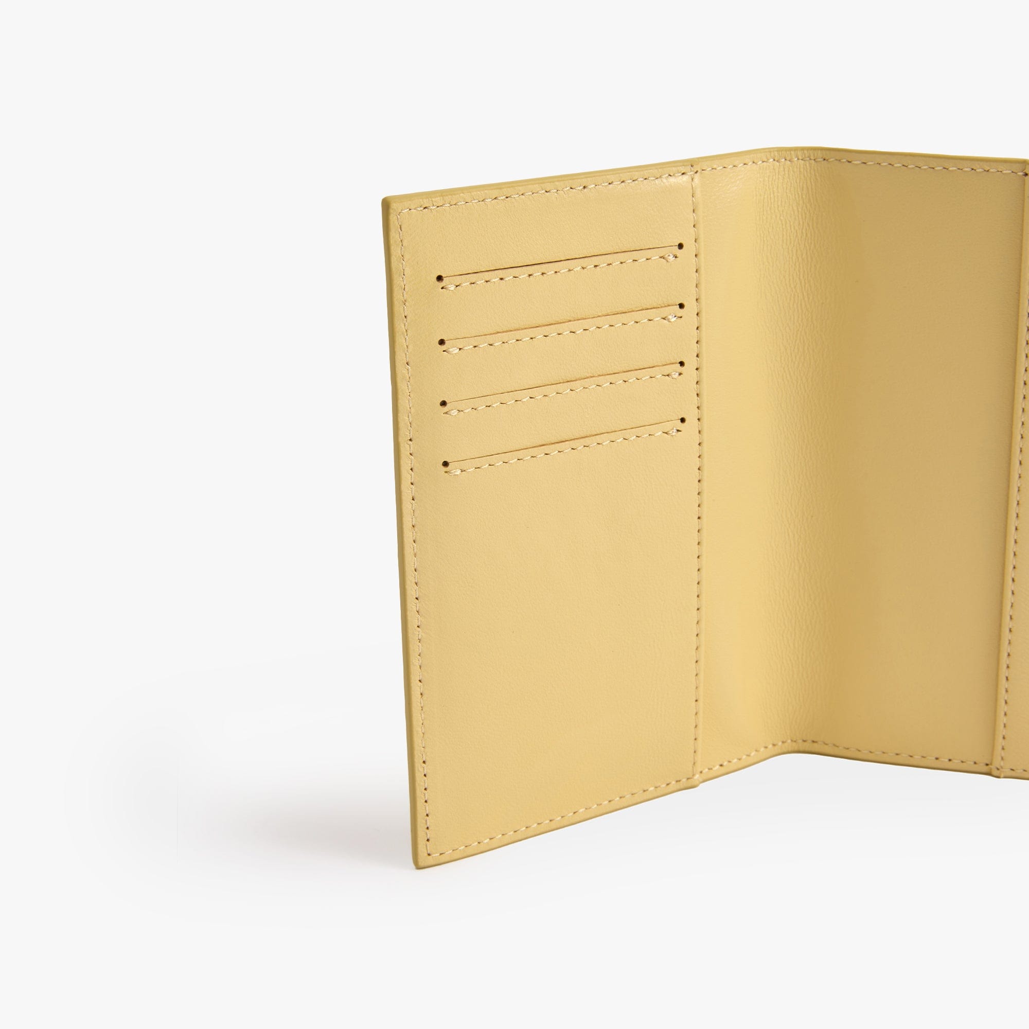 Handmade Woven-Lambskin Leather Passport Case