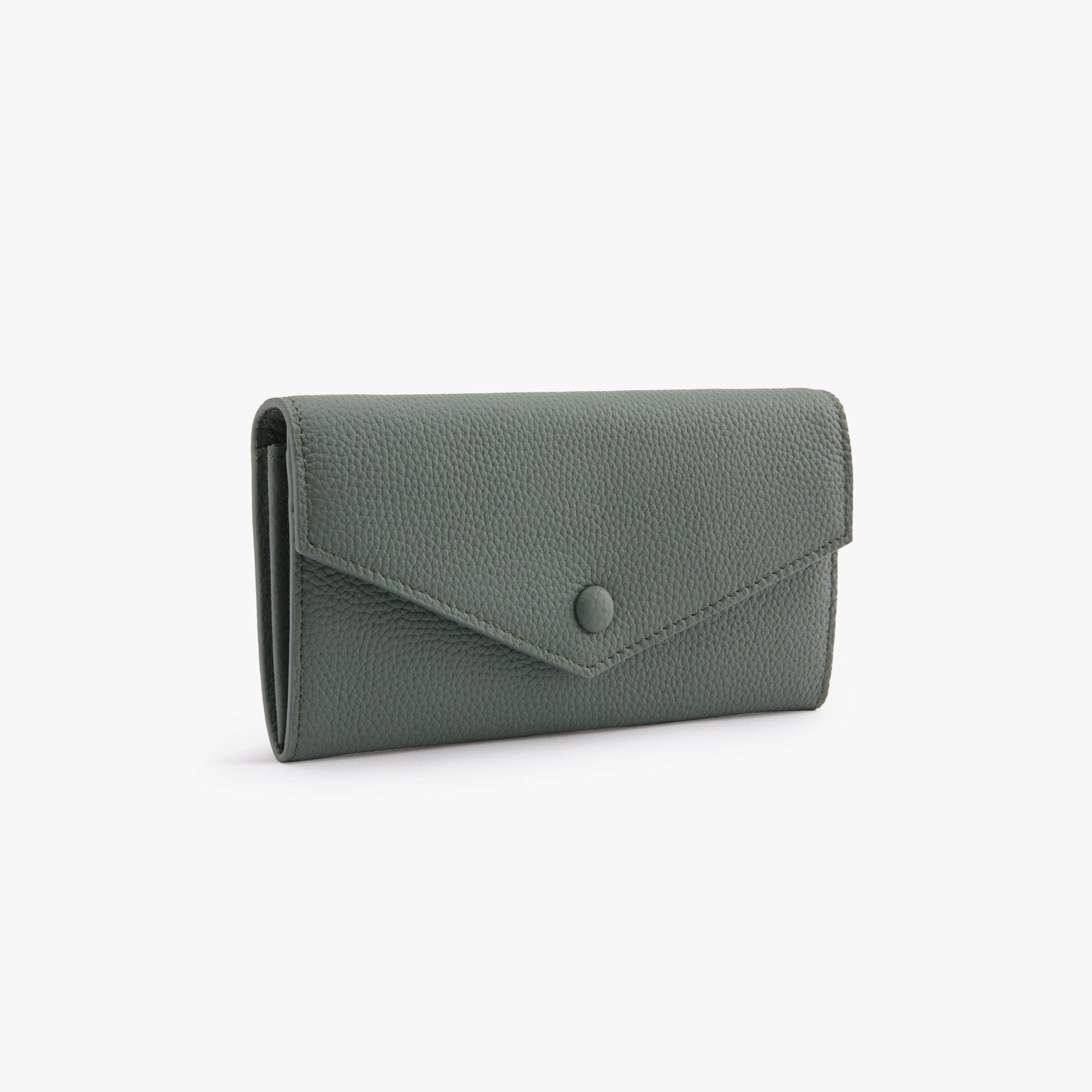 Long Envelope Leather Wallet