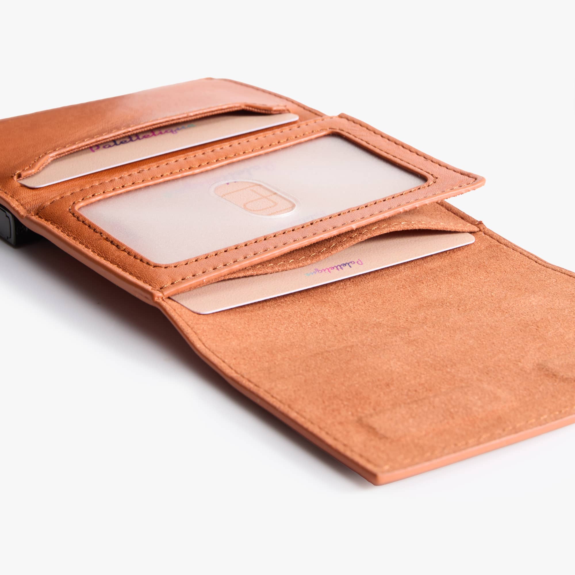 Leather Card Ejector Wallet