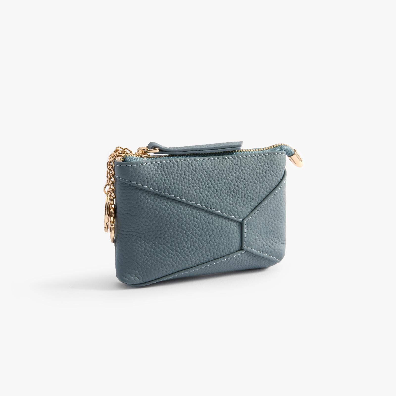 Women Leather Splice Pouch