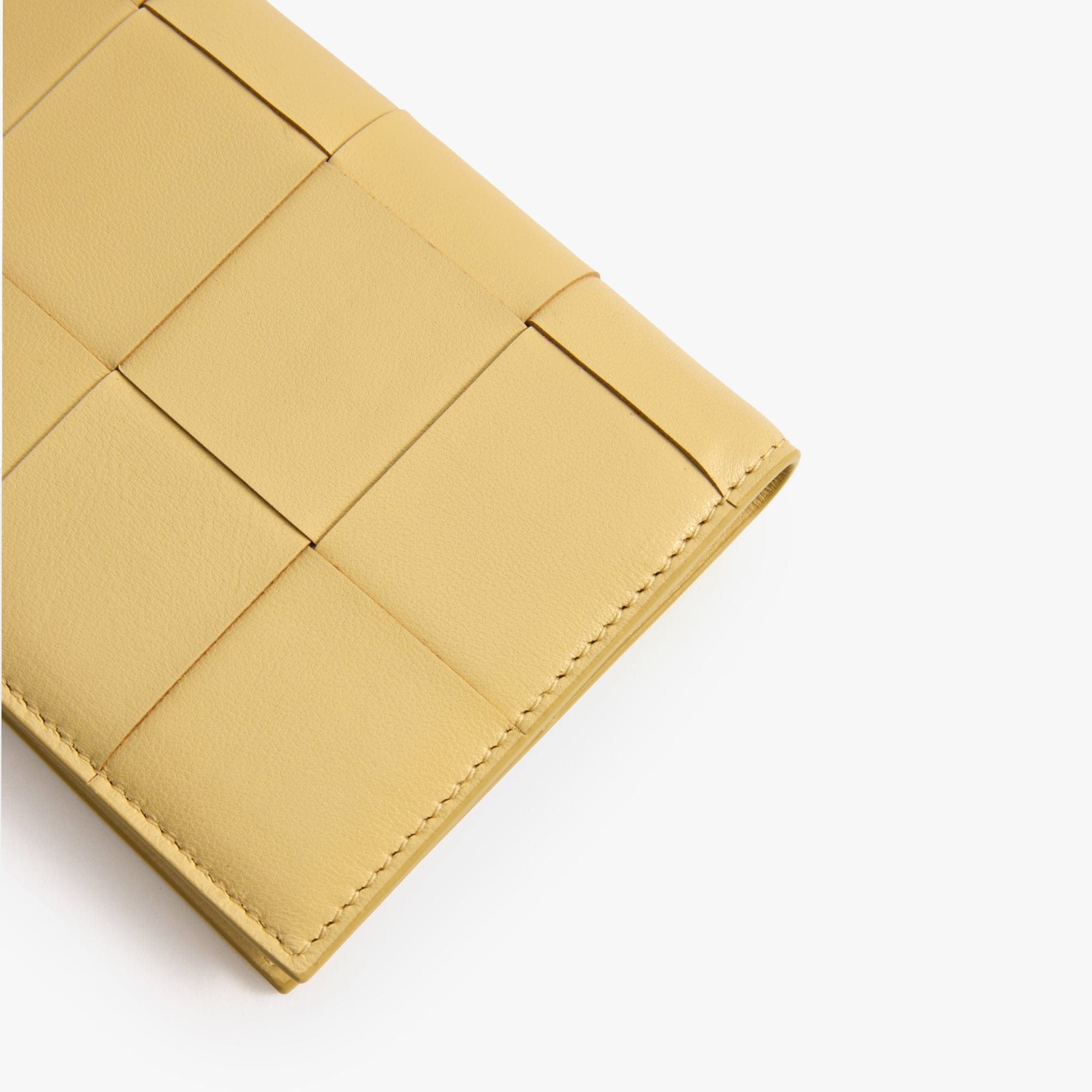Handmade Woven-Lambskin Leather Passport Case