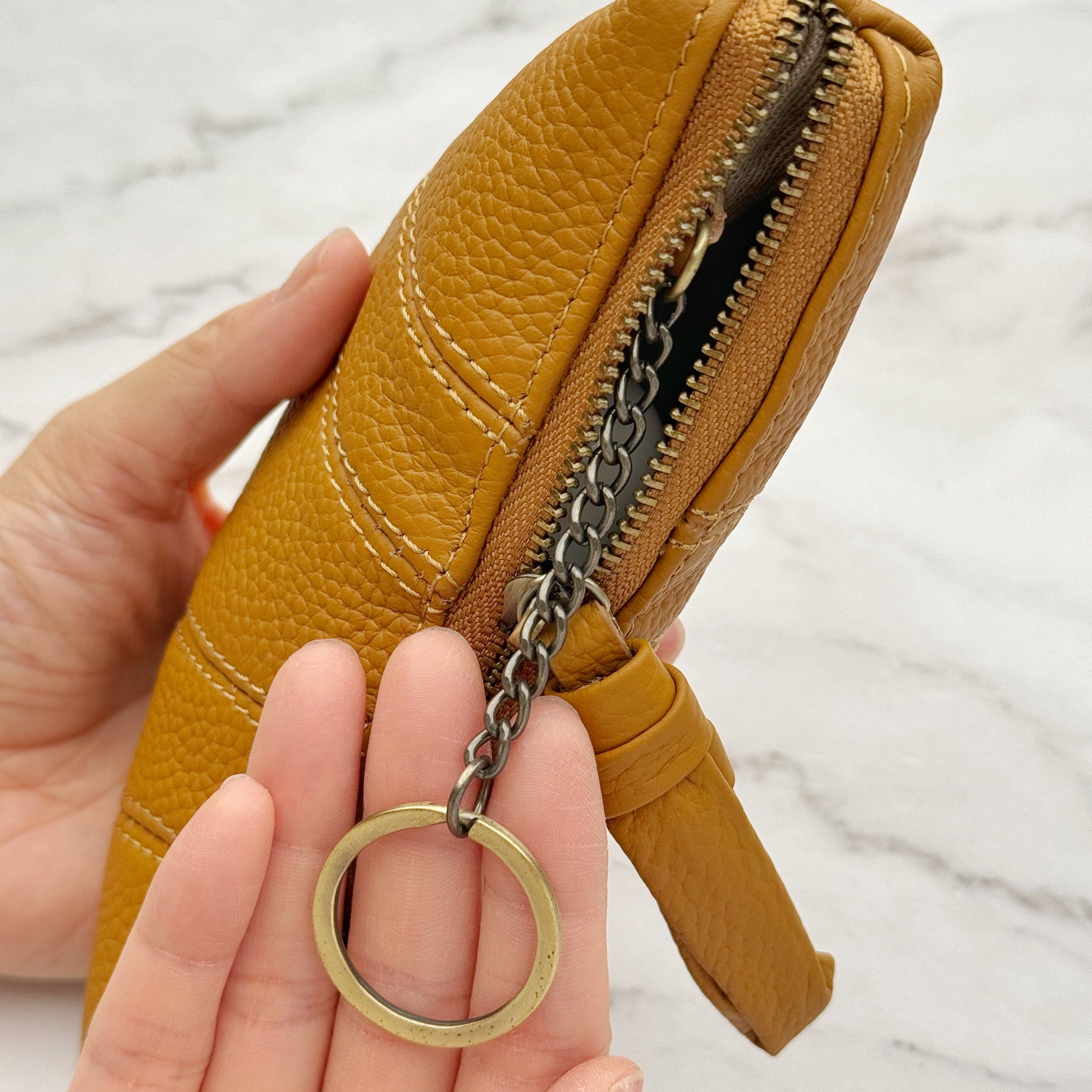 Leather Croissant Pouch