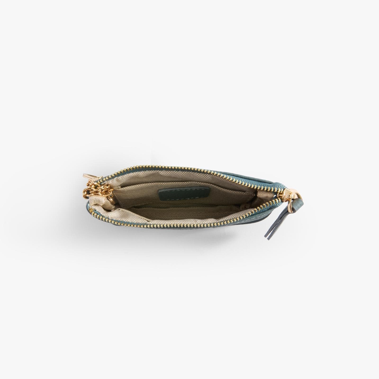 Women Leather Splice Pouch