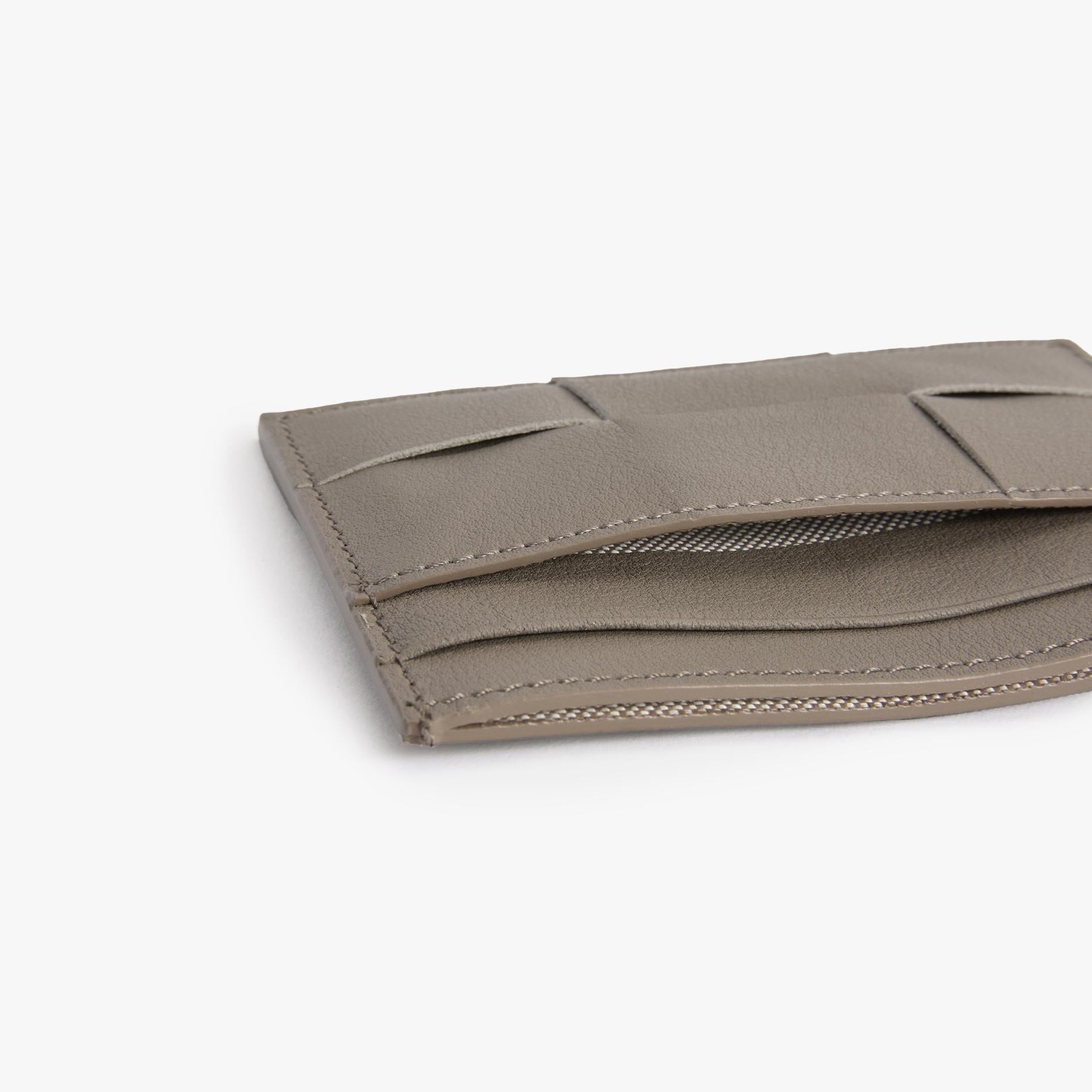 Handmade Woven Leather Card Holder