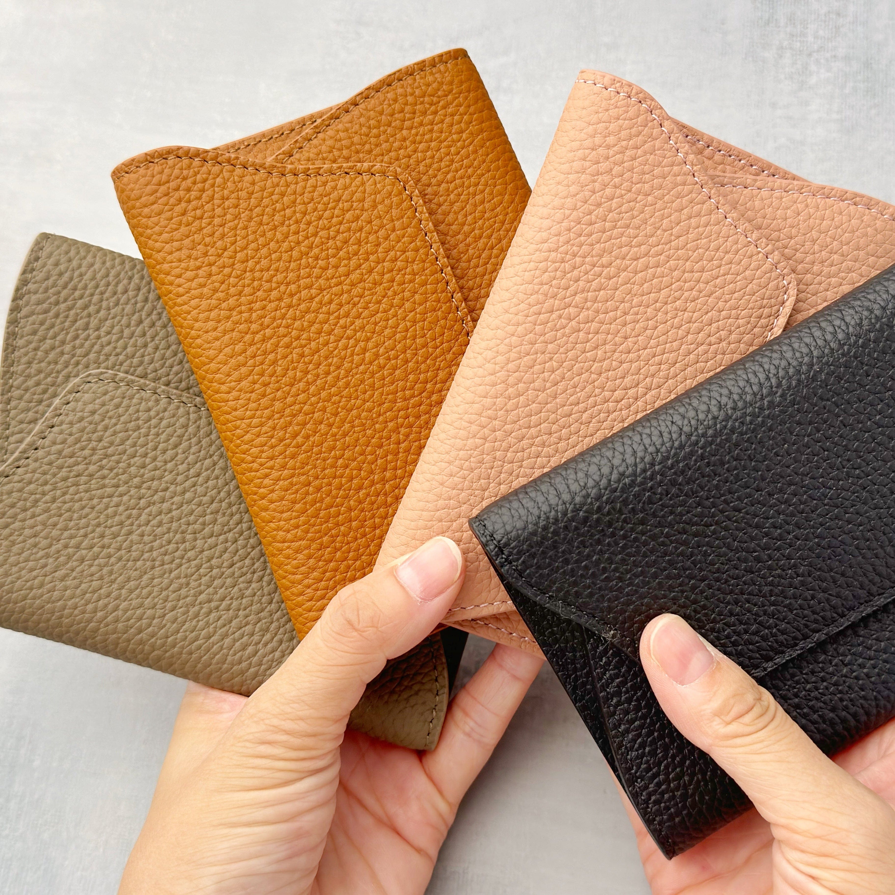 Leather Folded Multi-Card Wallet