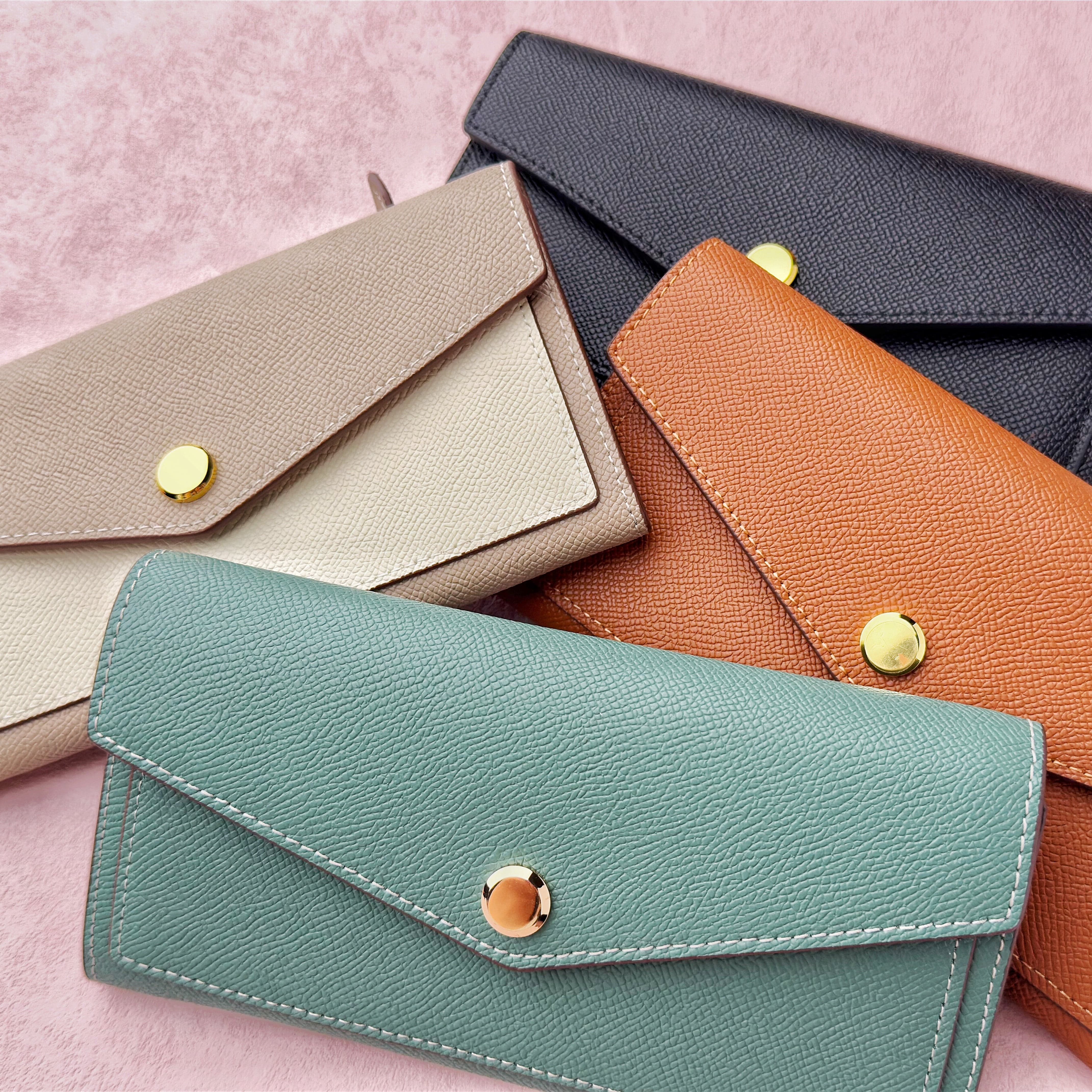 Women Long Clip Leather Wallet