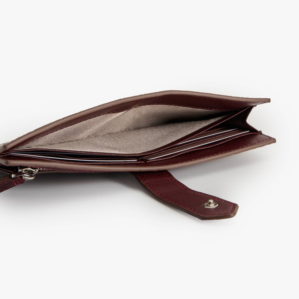 Croc-Embossed Long Wallet