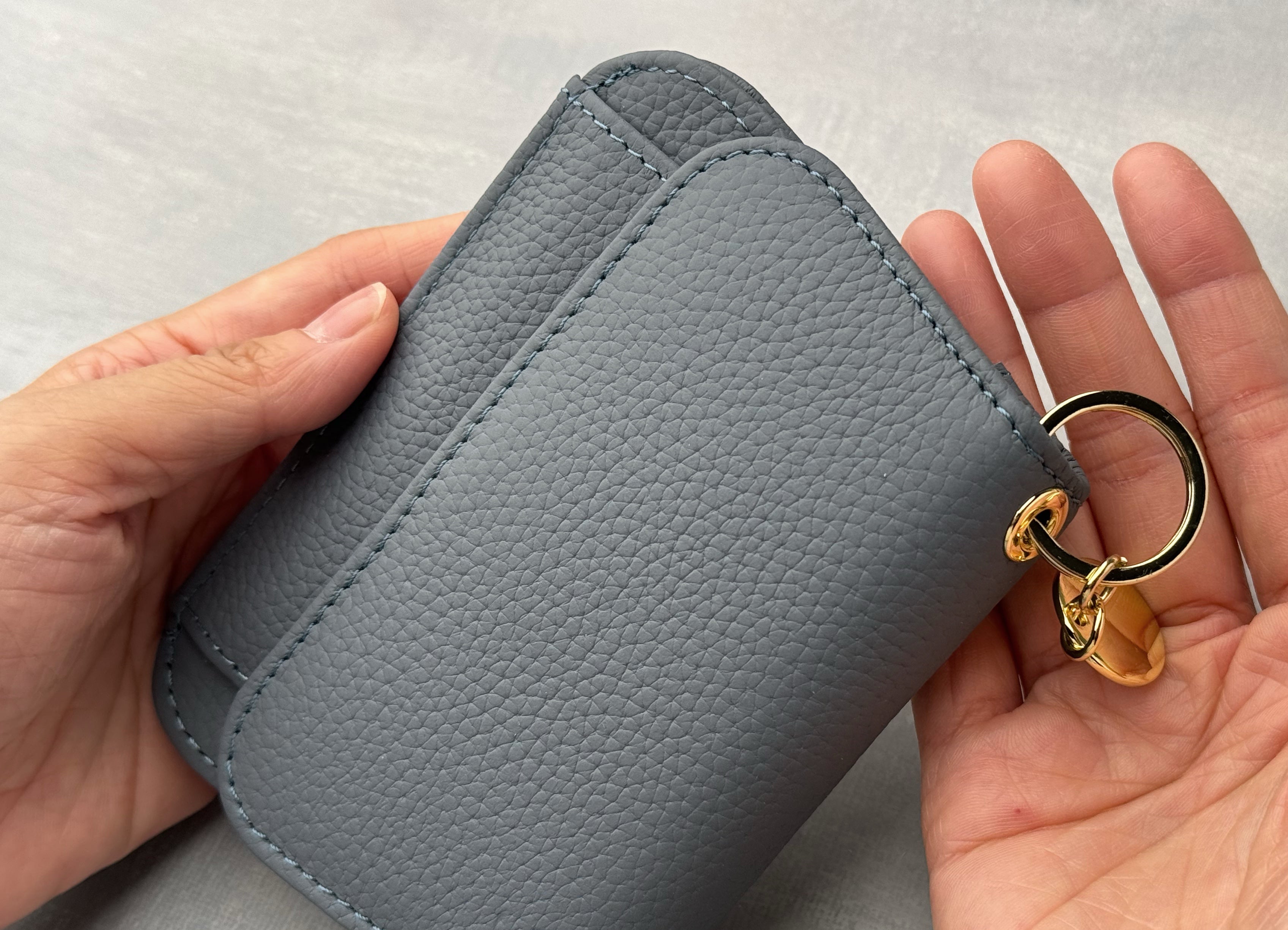 Women Leather Keychain Wallet