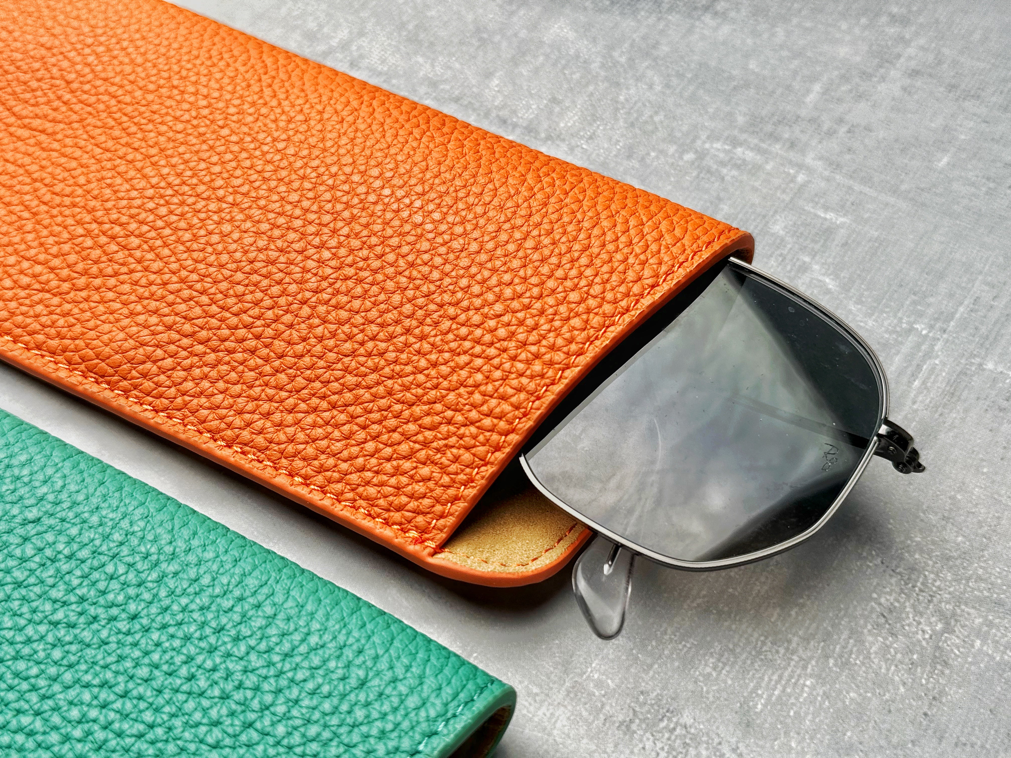 Leather Soft Glasses Sleeve