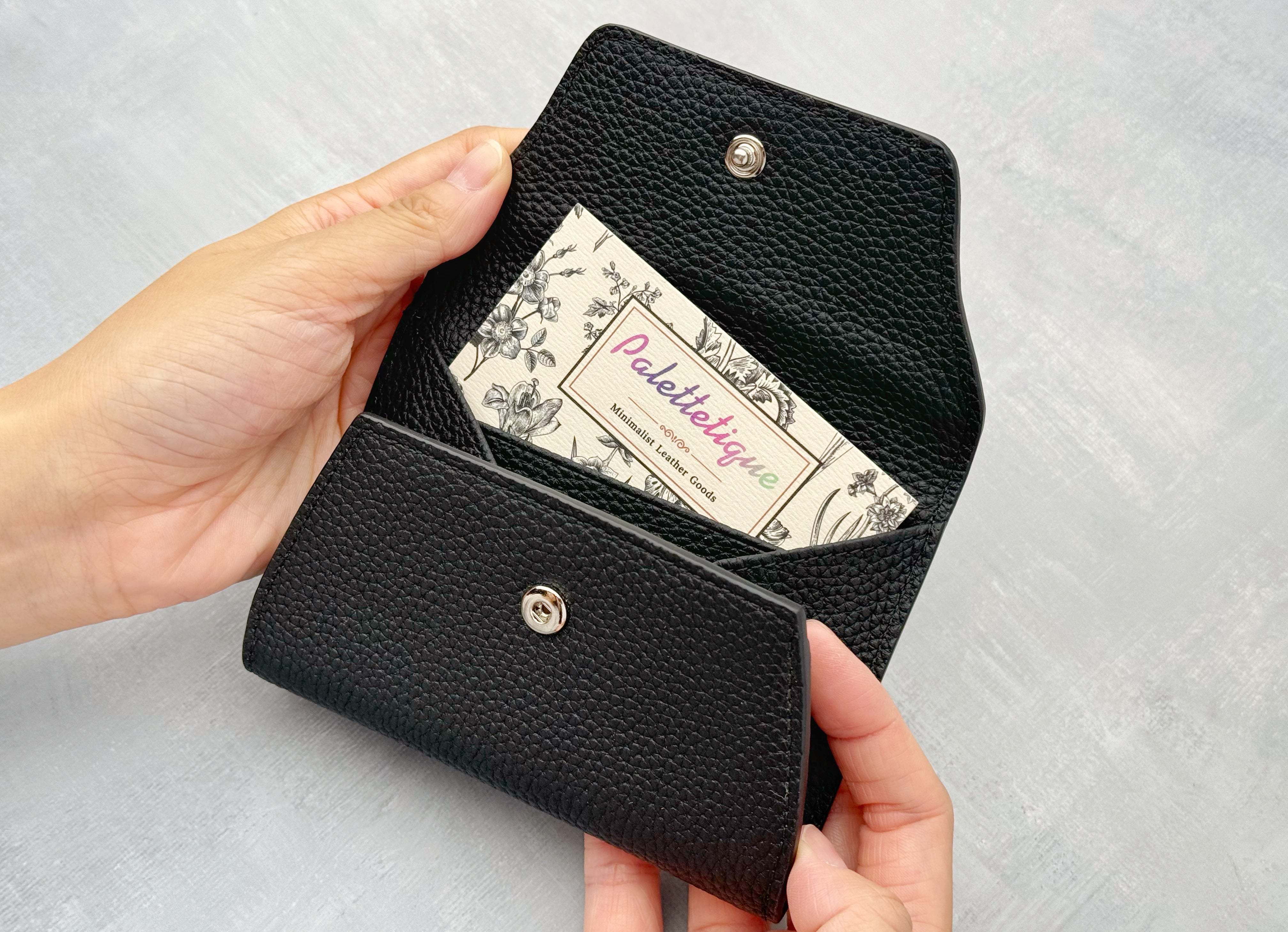 Leather Folded Multi-Card Wallet