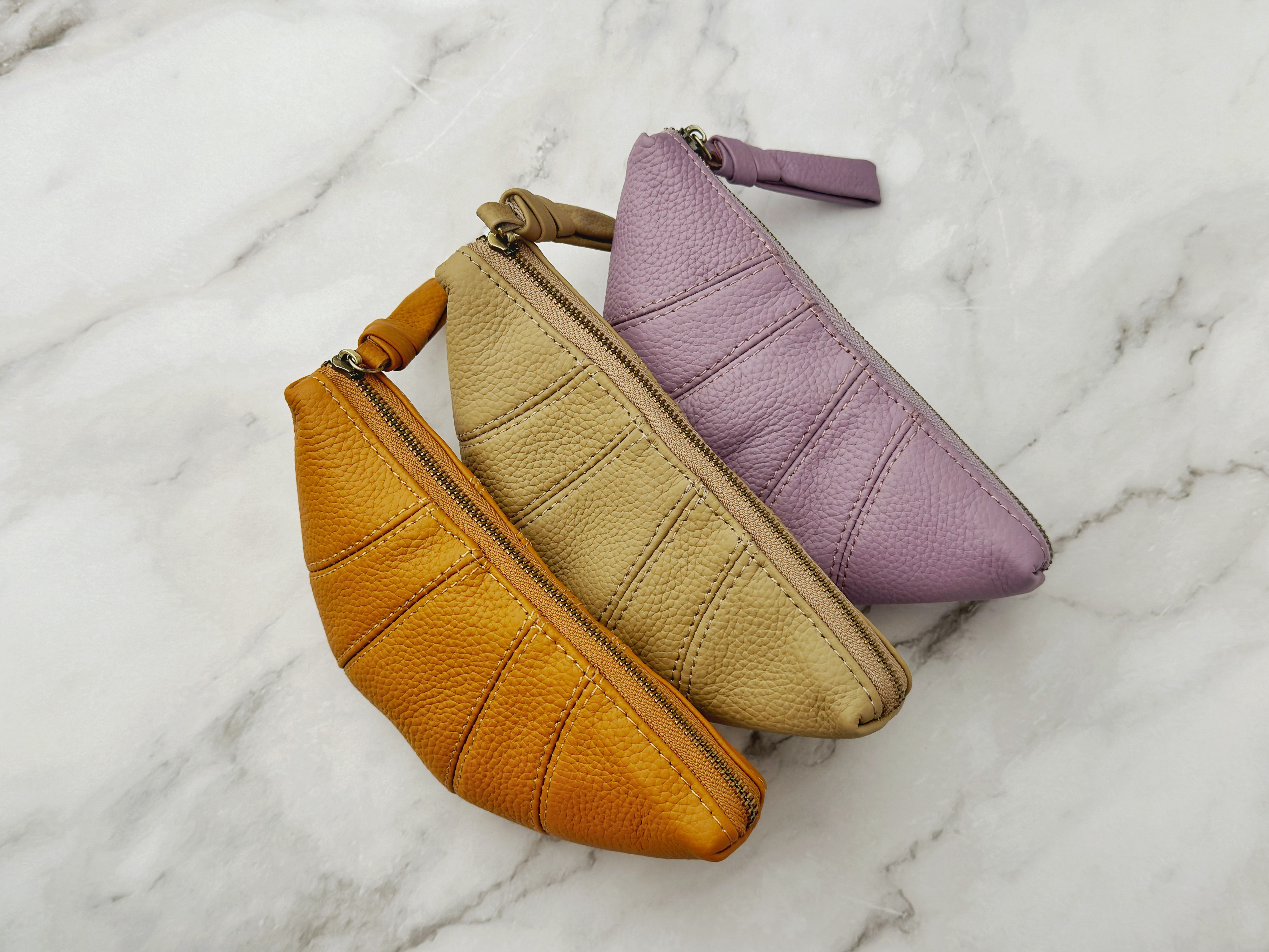 Leather Croissant Pouch