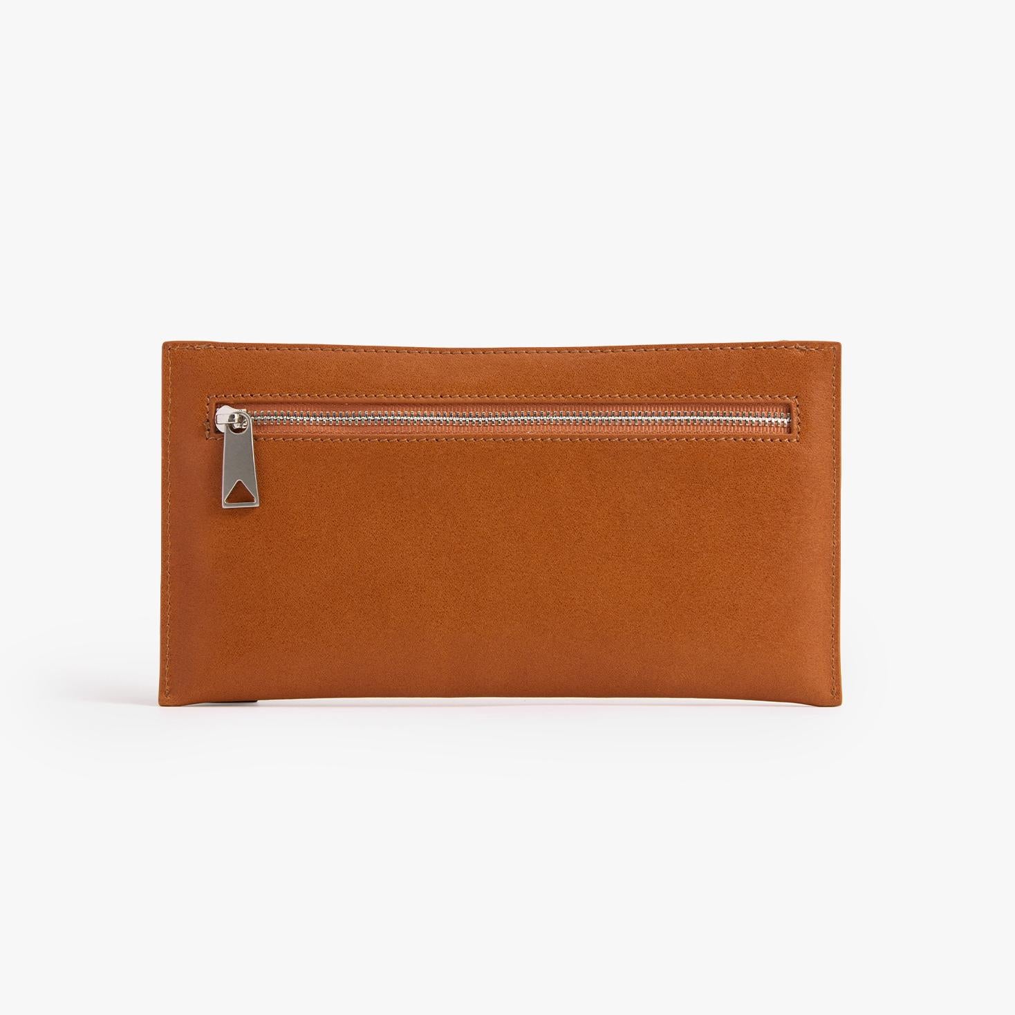 Ultra-thin Long Leather Wallet