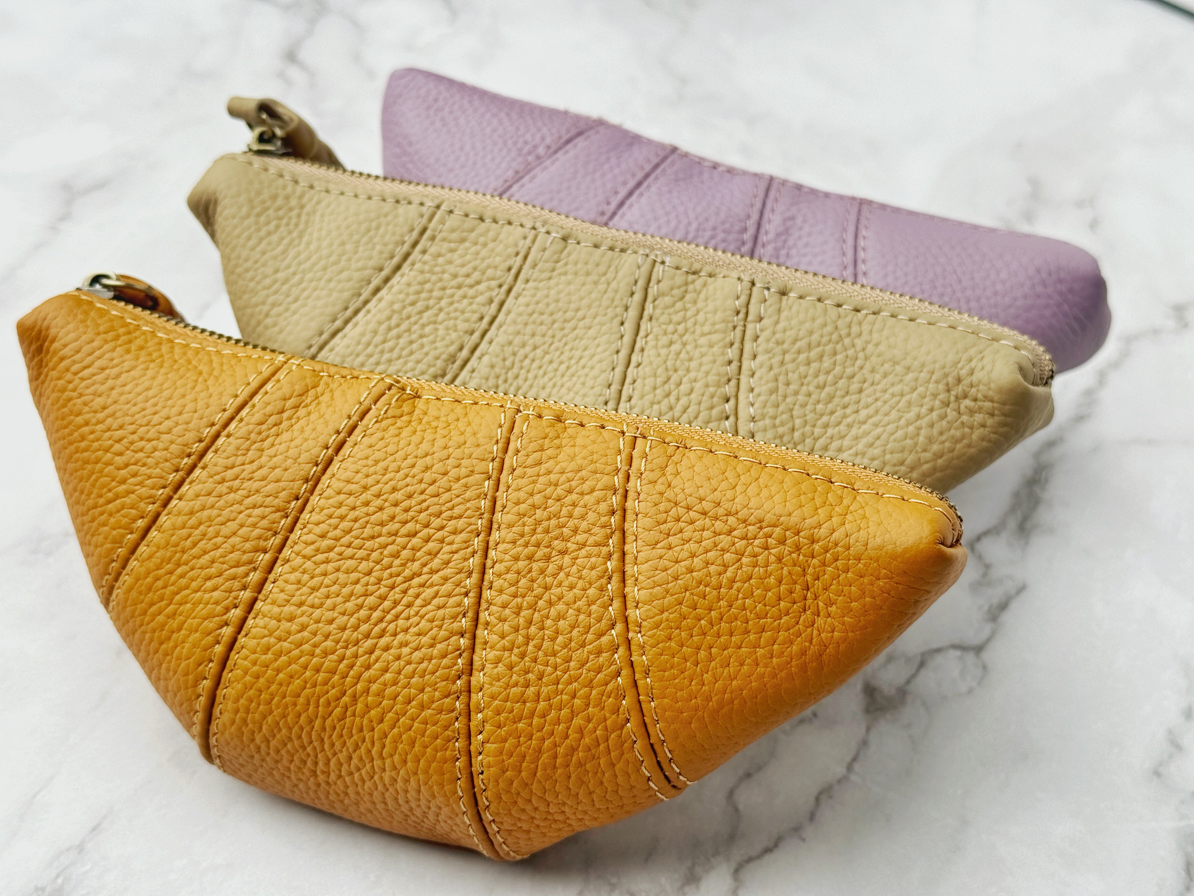 Leather Croissant Pouch