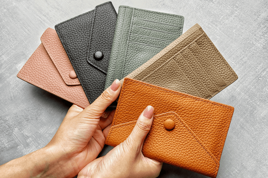 Bulky Wallet Minimalist Full Grain Leather Envelope Wallet | Palettetique