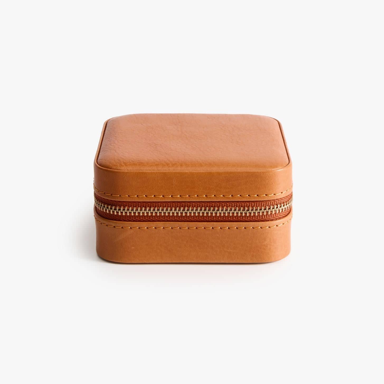Leather Jewelry Square Case