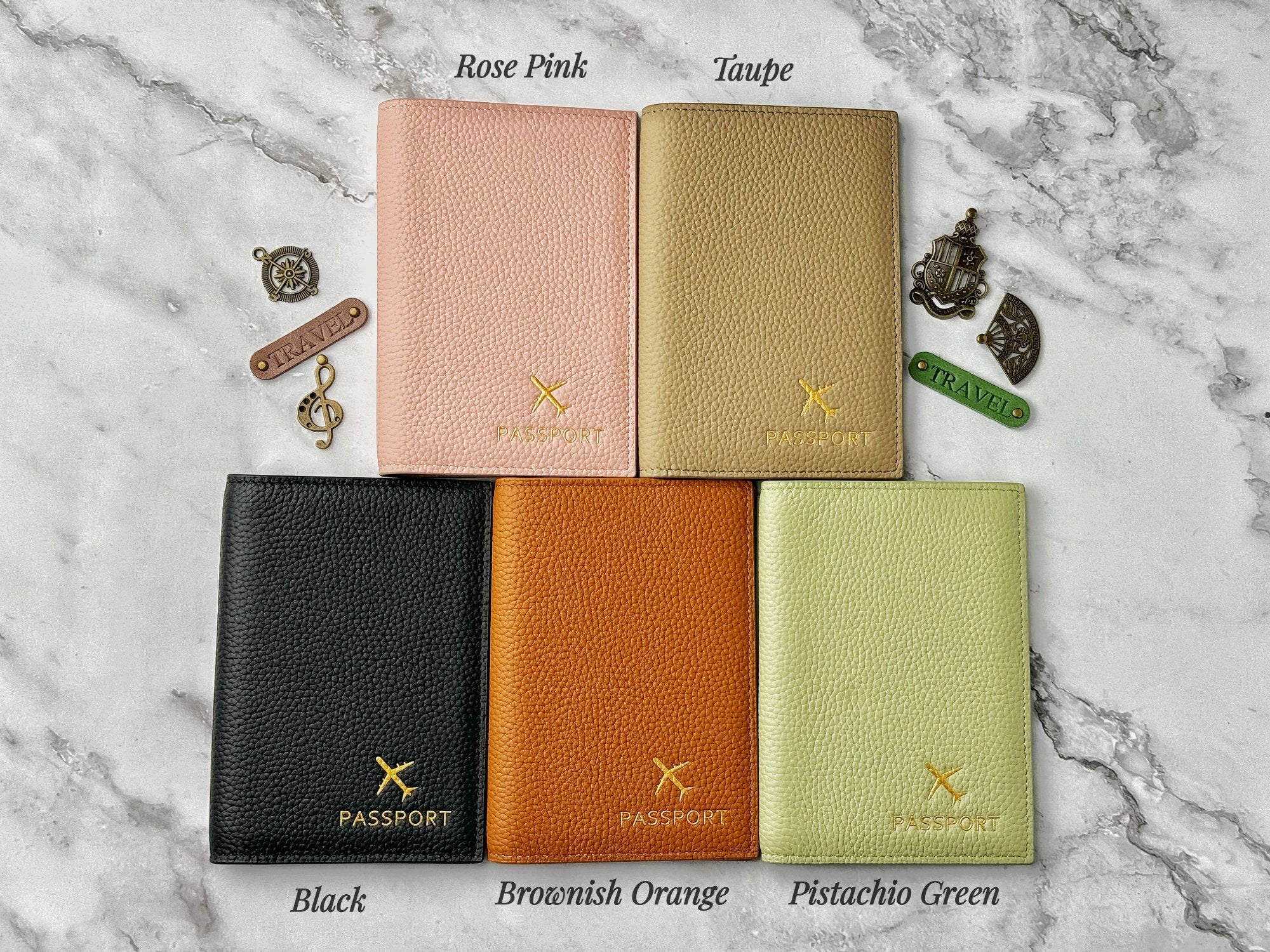 Multi Function Leather Passport Holder