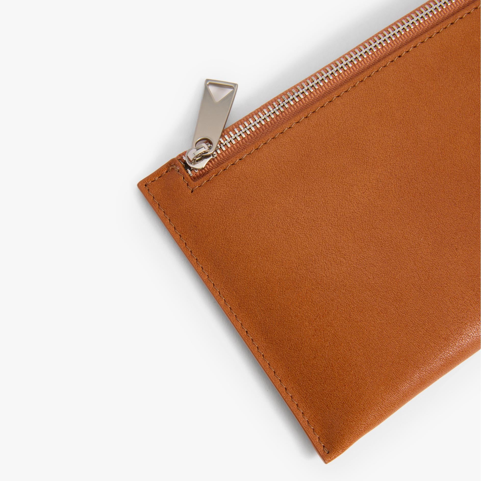 Ultra-thin Long Leather Wallet
