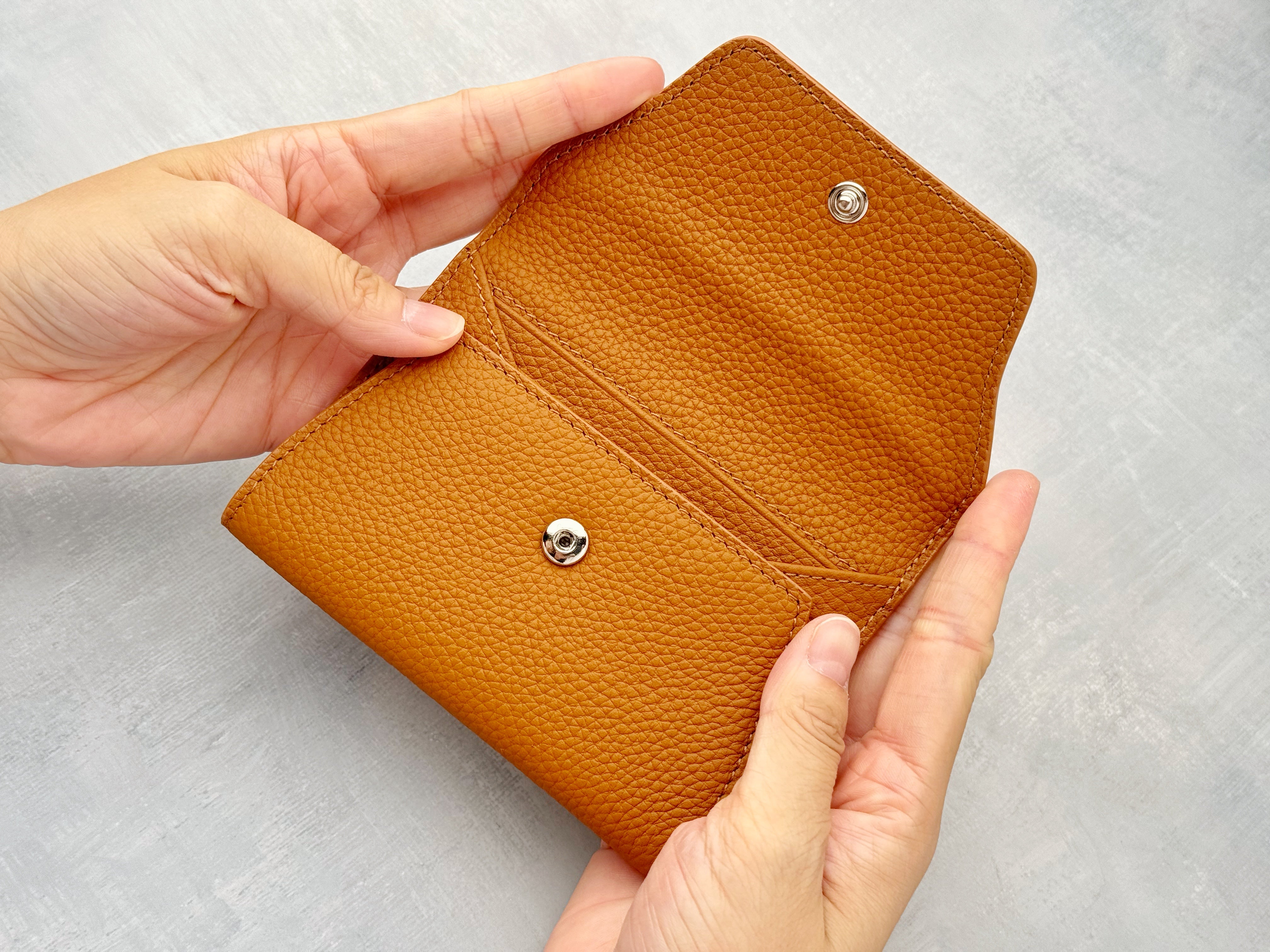 Leather Folded Multi-Card Wallet