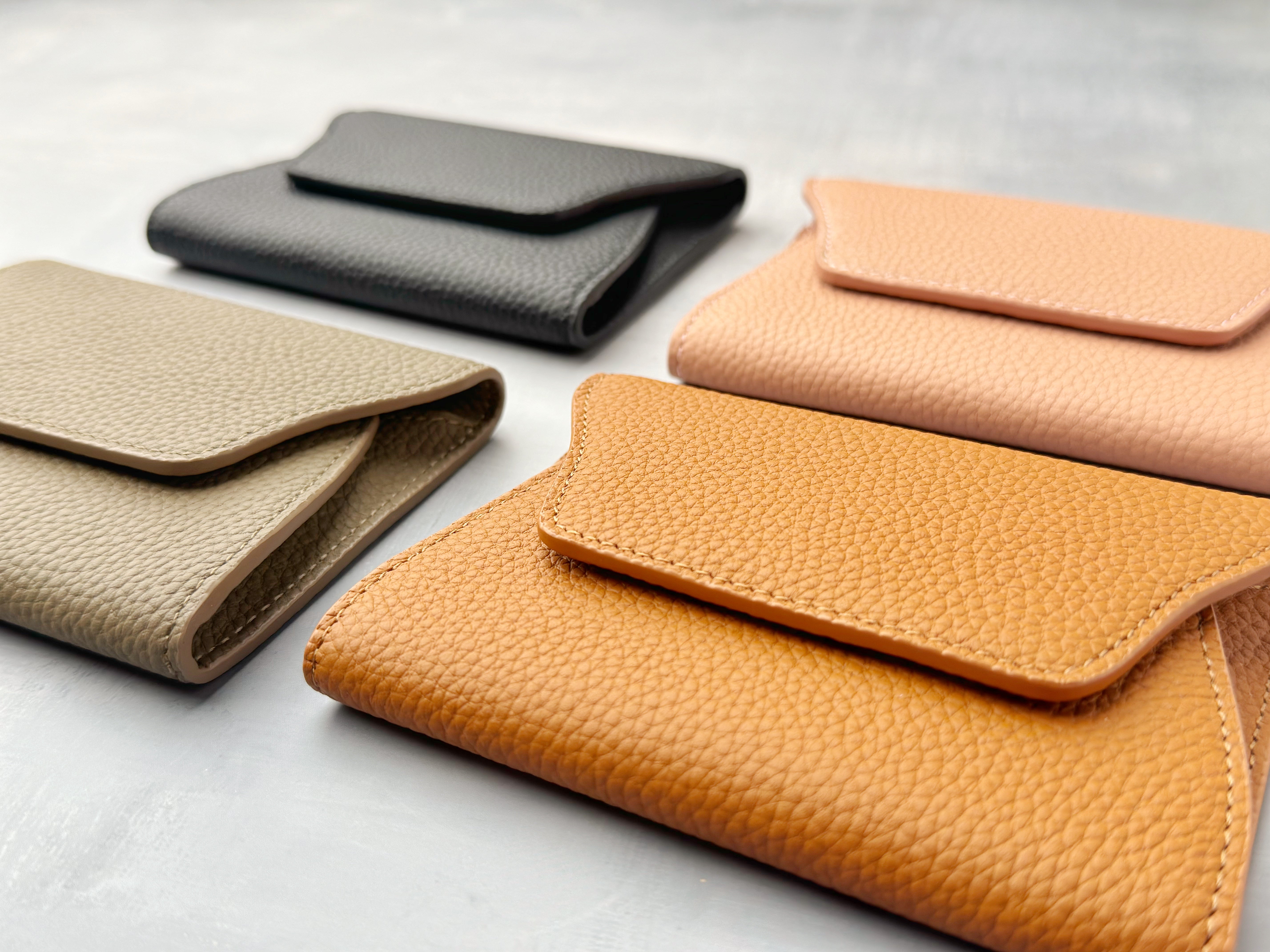 Leather Folded Multi-Card Wallet