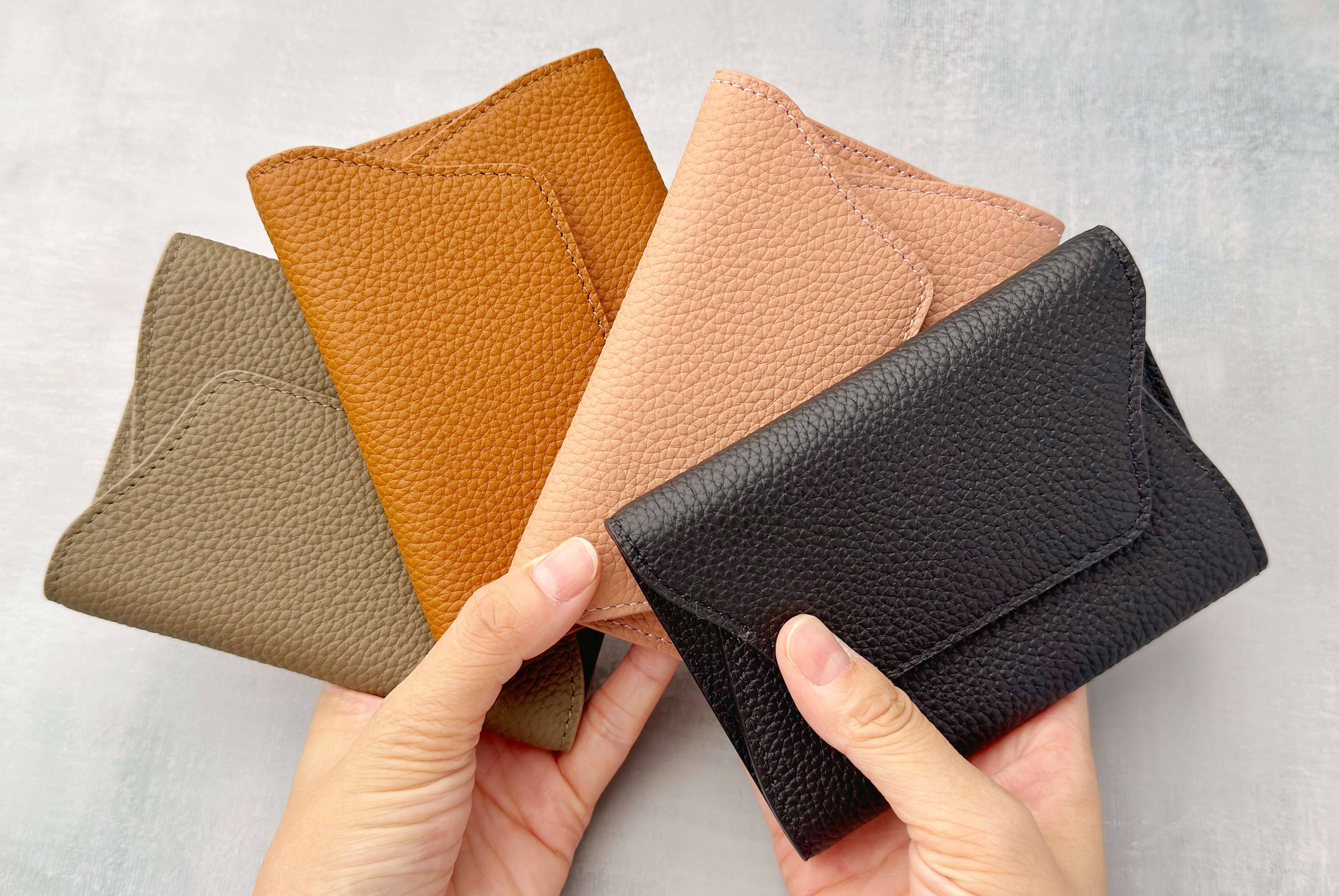 Leather Folded Multi-Card Wallet