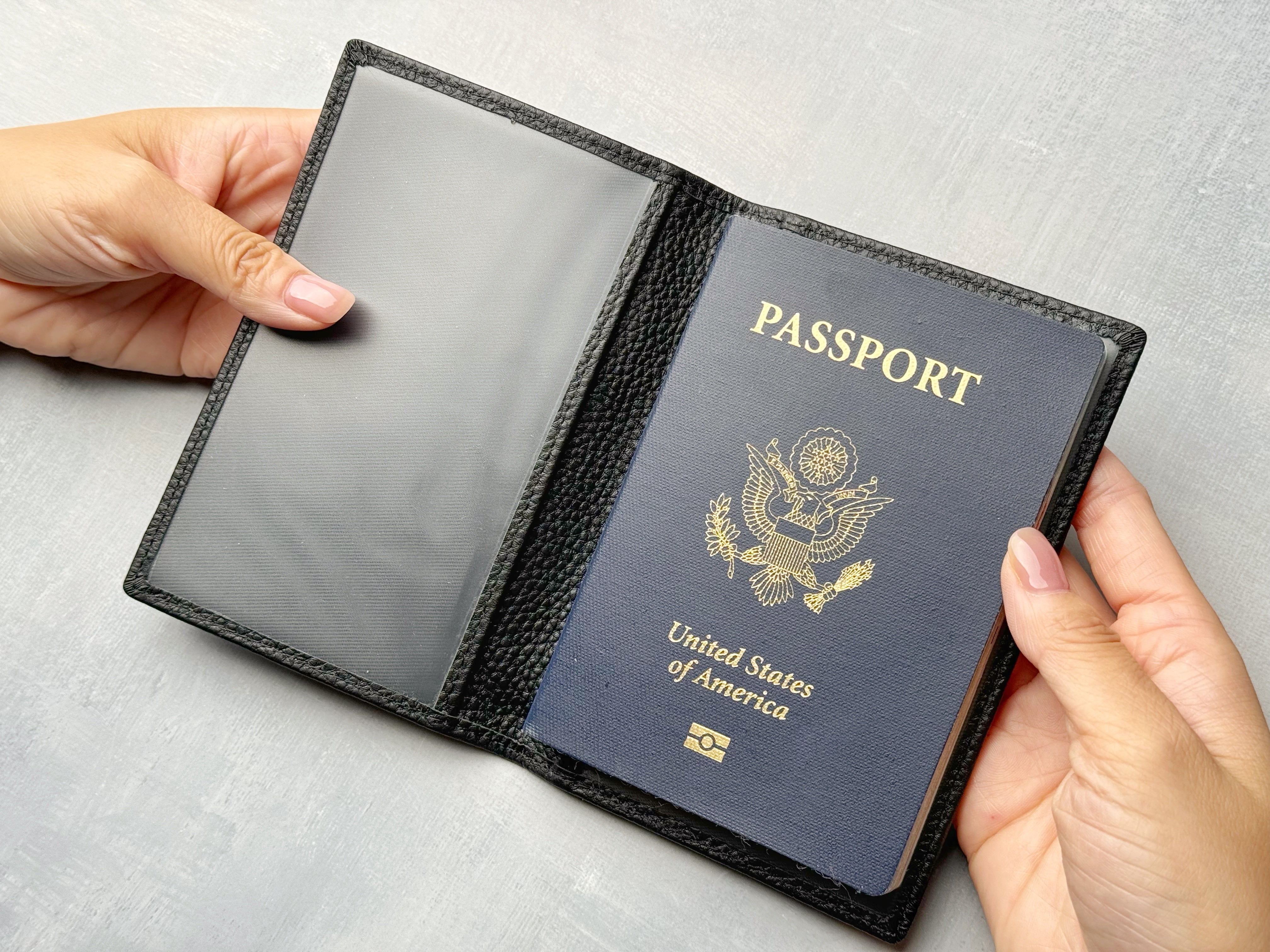 Basic Leather Passport Holder