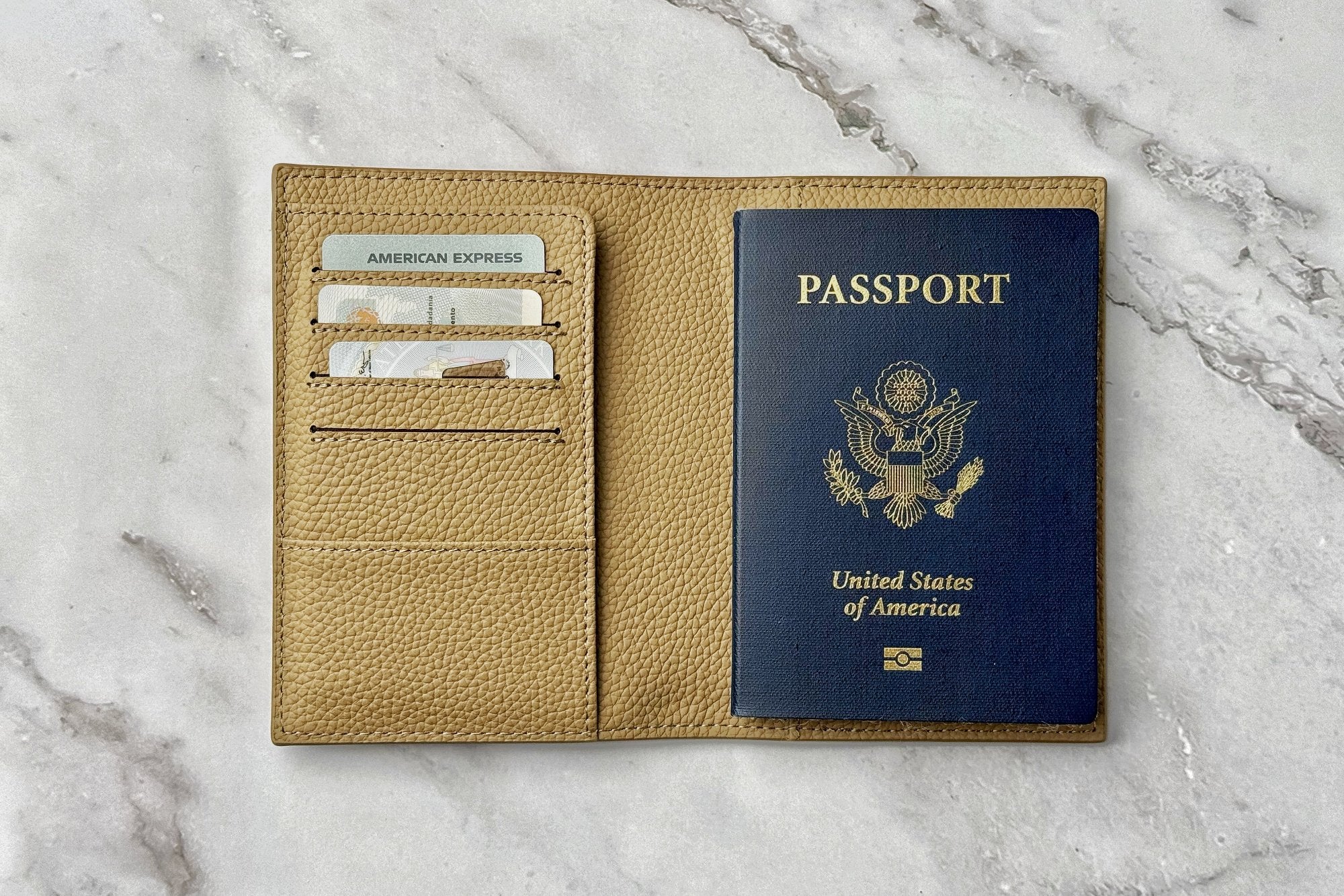 Multi Function Leather Passport Holder