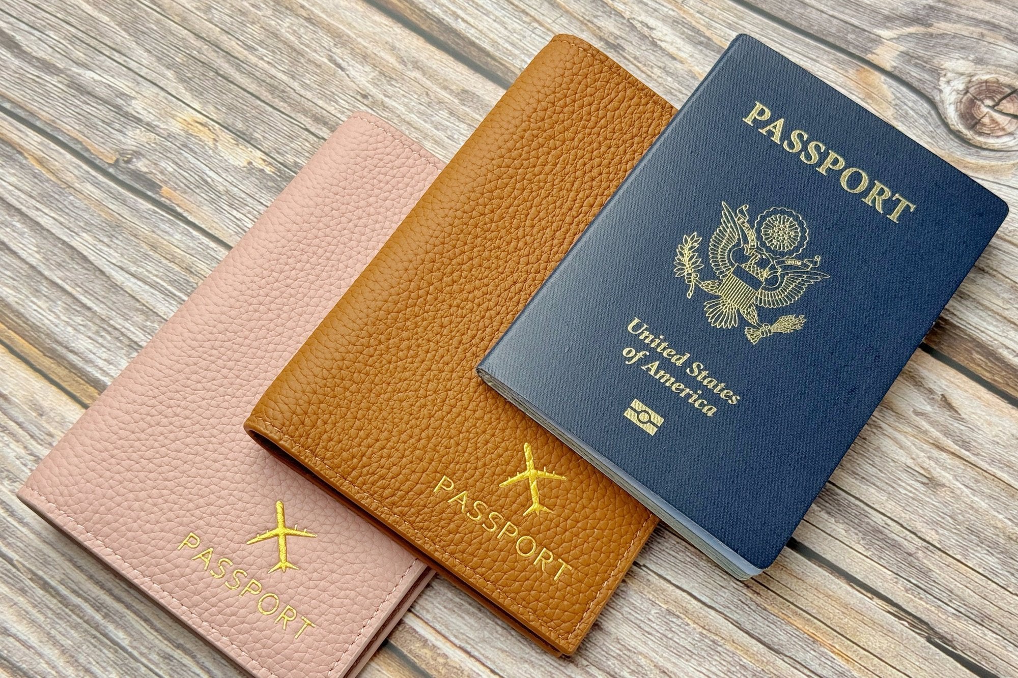 Multi Function Leather Passport Holder